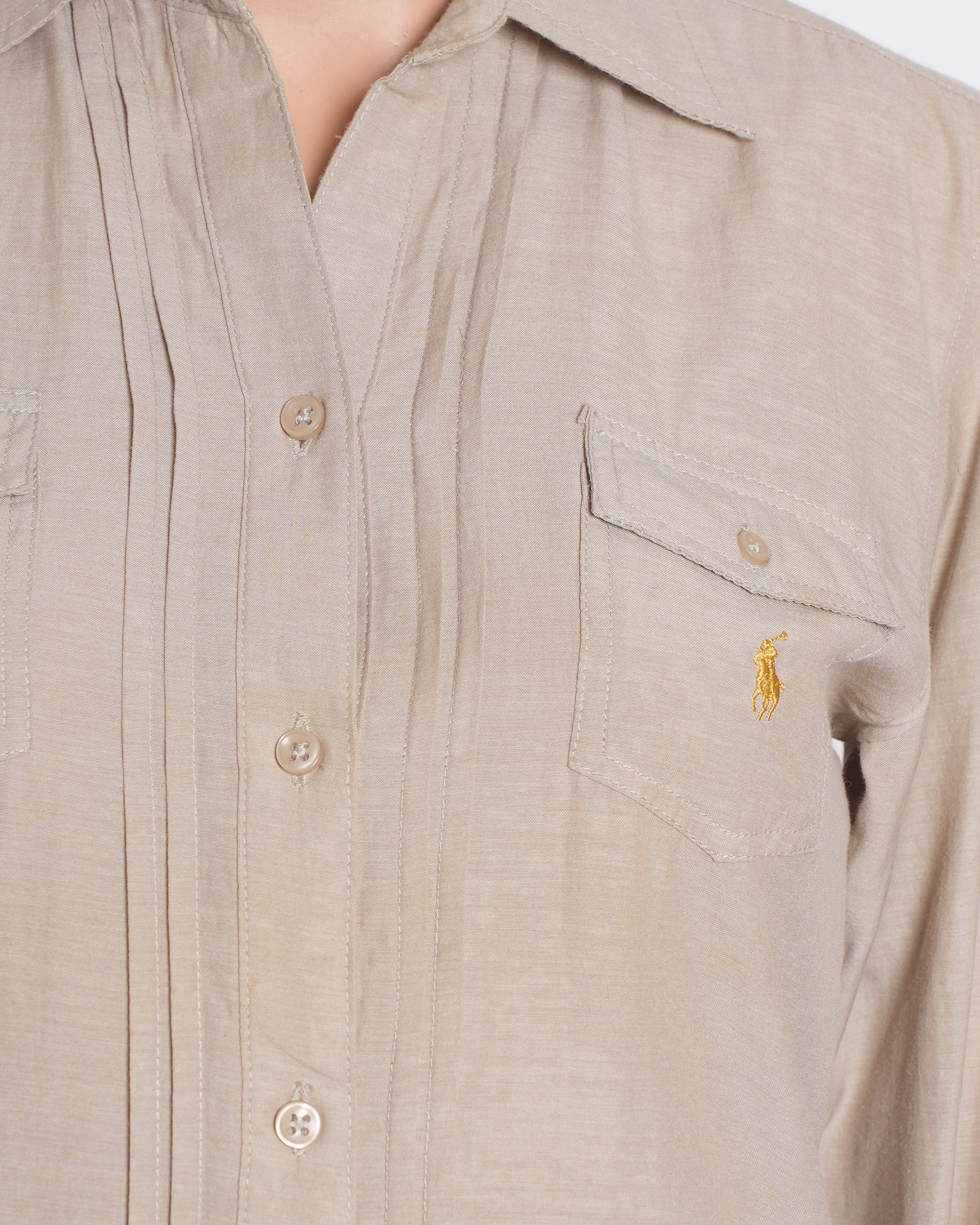 Polo By Ralph Lauren Grey Button Down Shirt