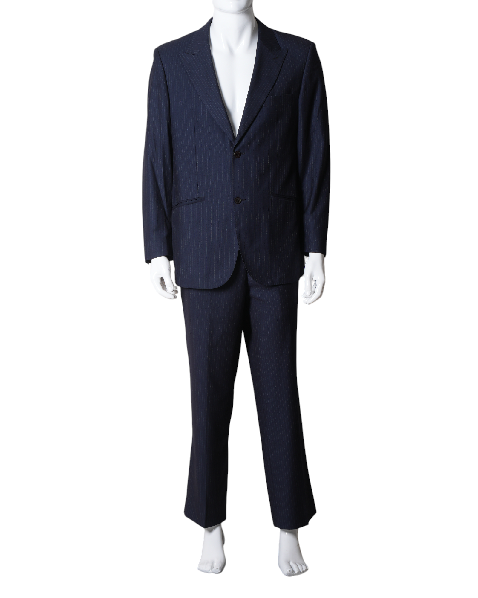 HOT Navy Blue Giorgio Armani Suits Piece Suit Armani Navy Blue