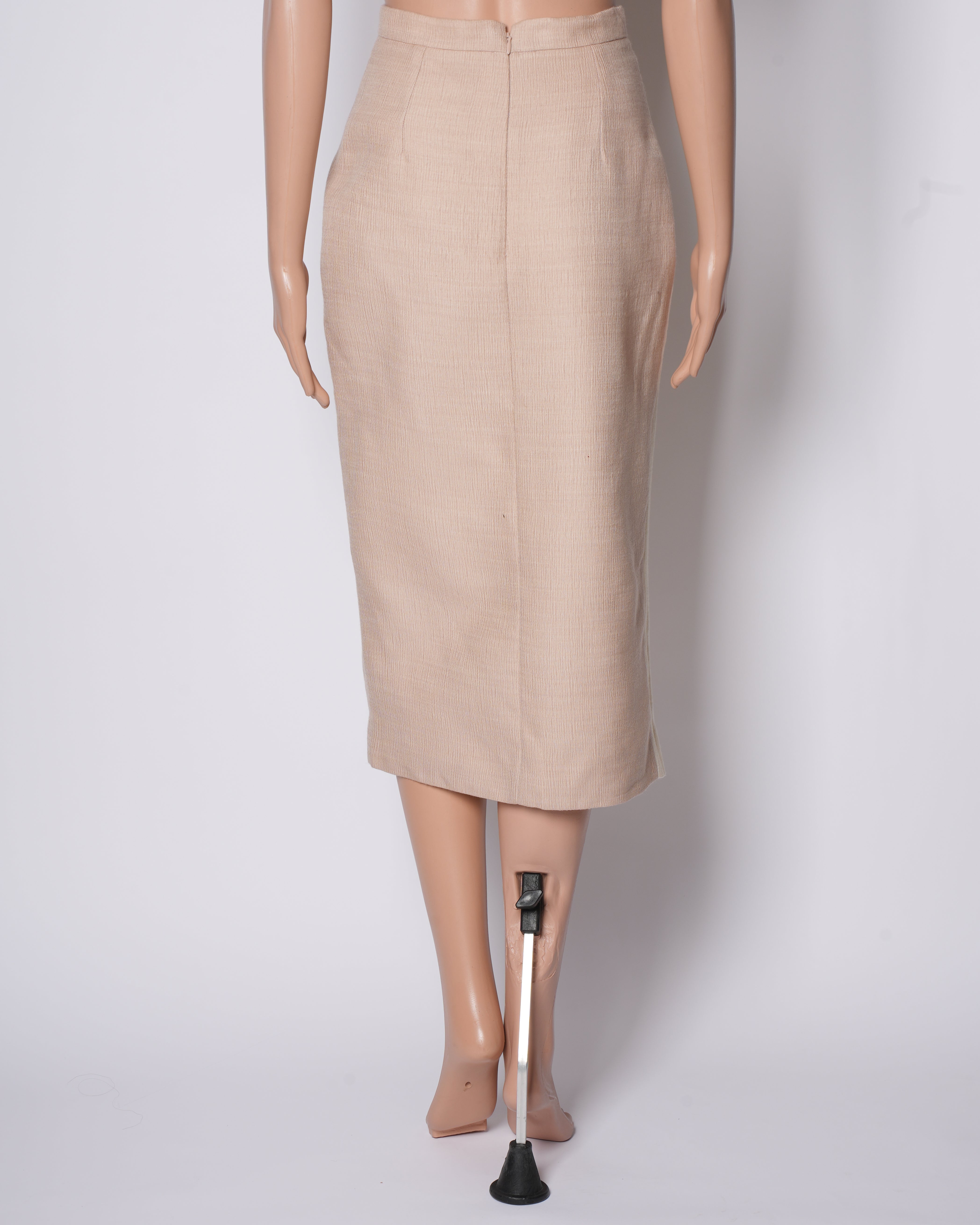 Roksanda Peach Skirt In Pink & White