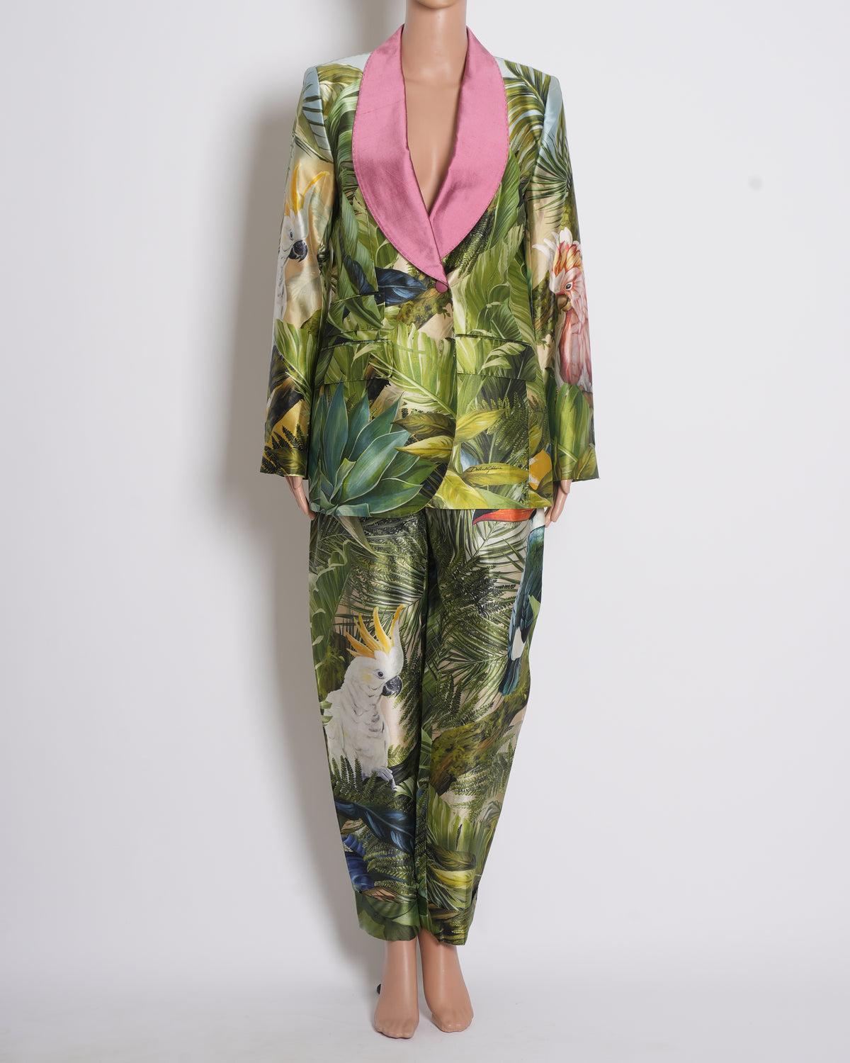 D&G Turlington Women's Jacket in Jungle Forest Print