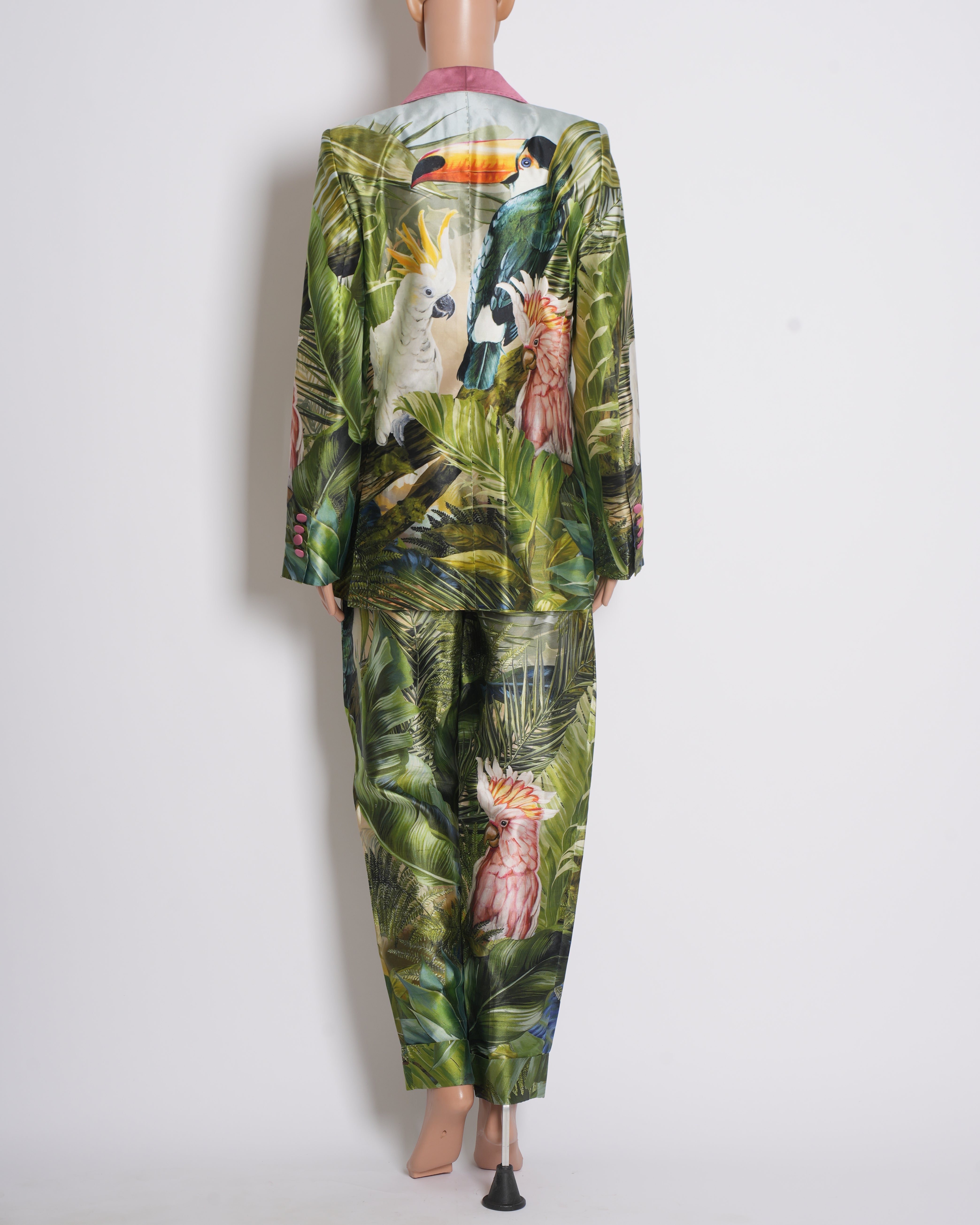 D&G Turlington Women's Jacket in Jungle Forest Print