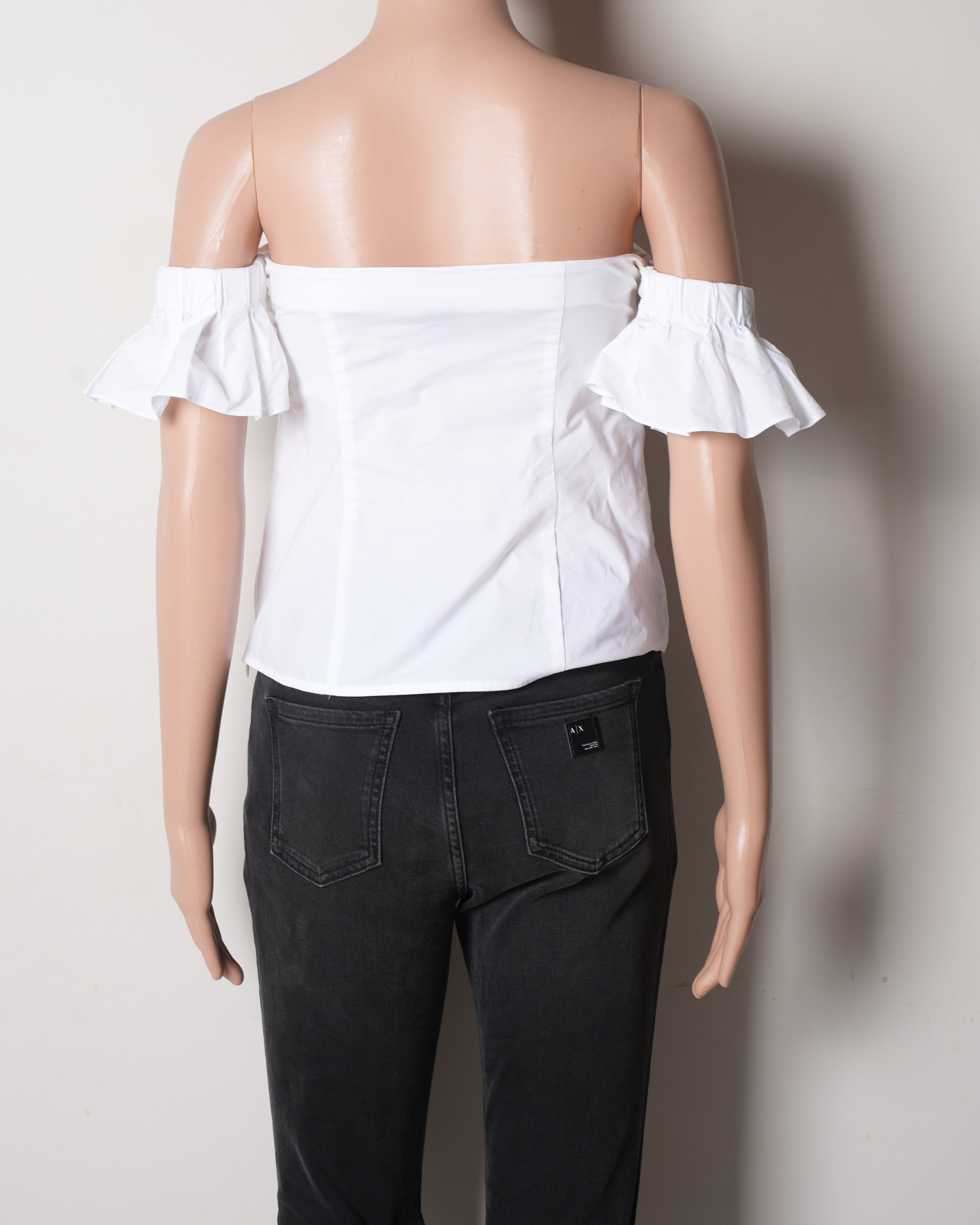 Pinko White off shoulder Top