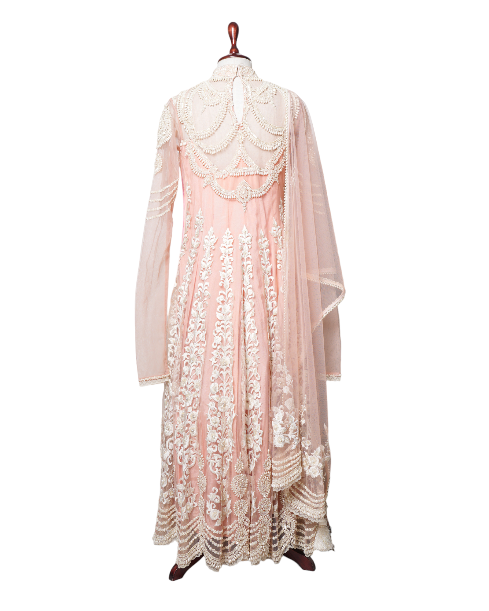 Preeti S Kapoor Baby Pink Pearl Suit Set