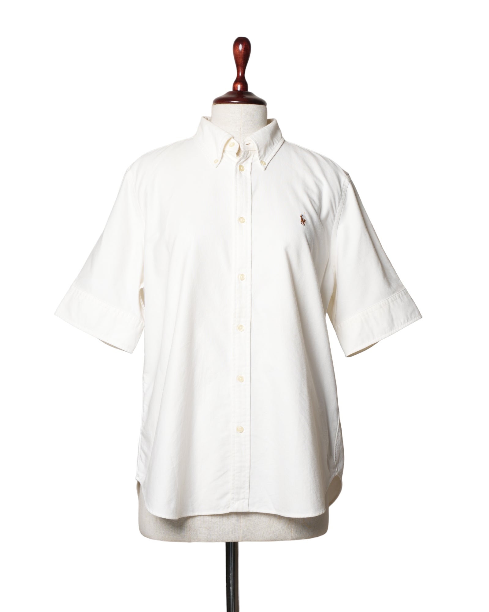 Ralph Lauren Off-White Shirt Half Sleeves