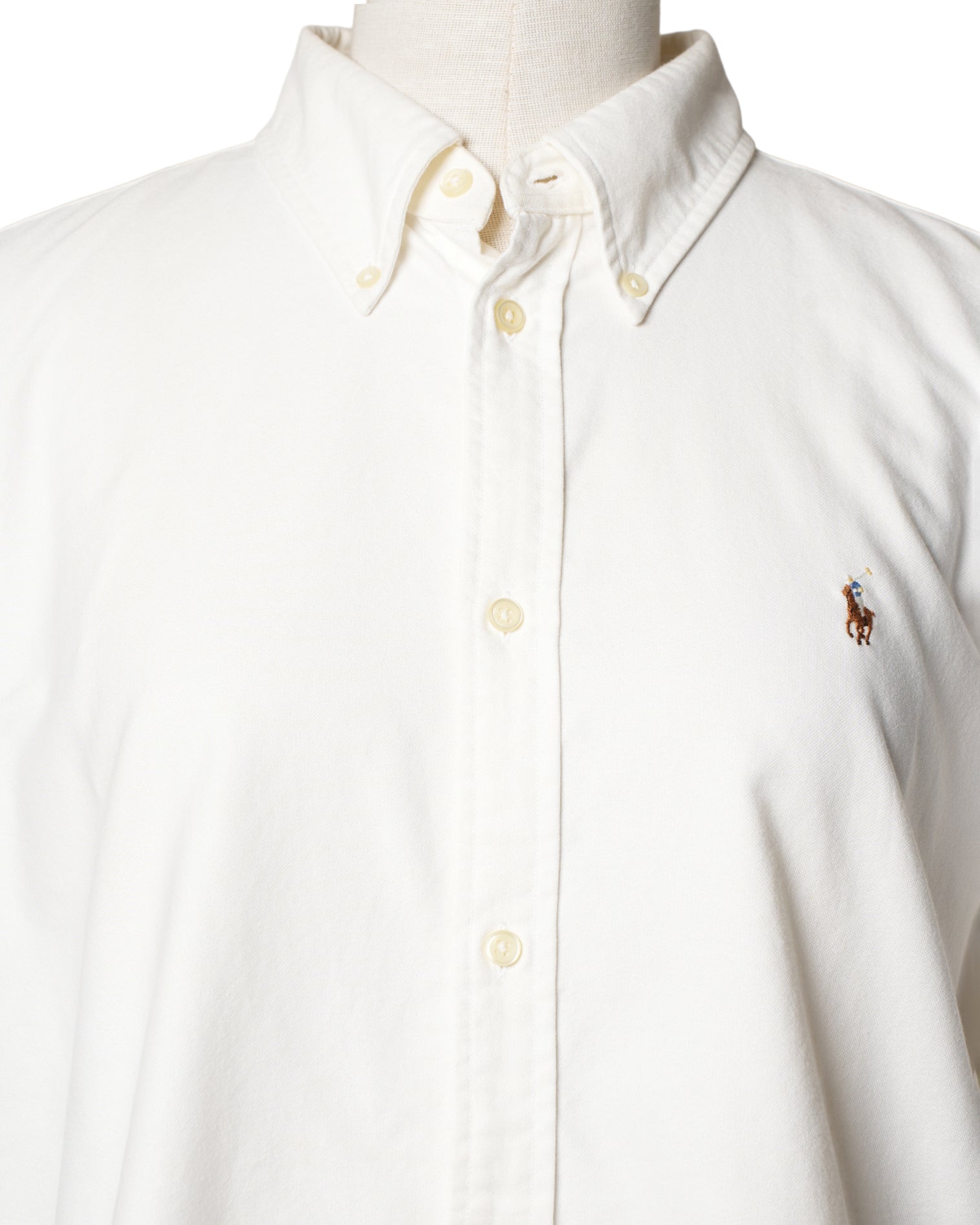 Ralph Lauren Off-White Shirt Half Sleeves