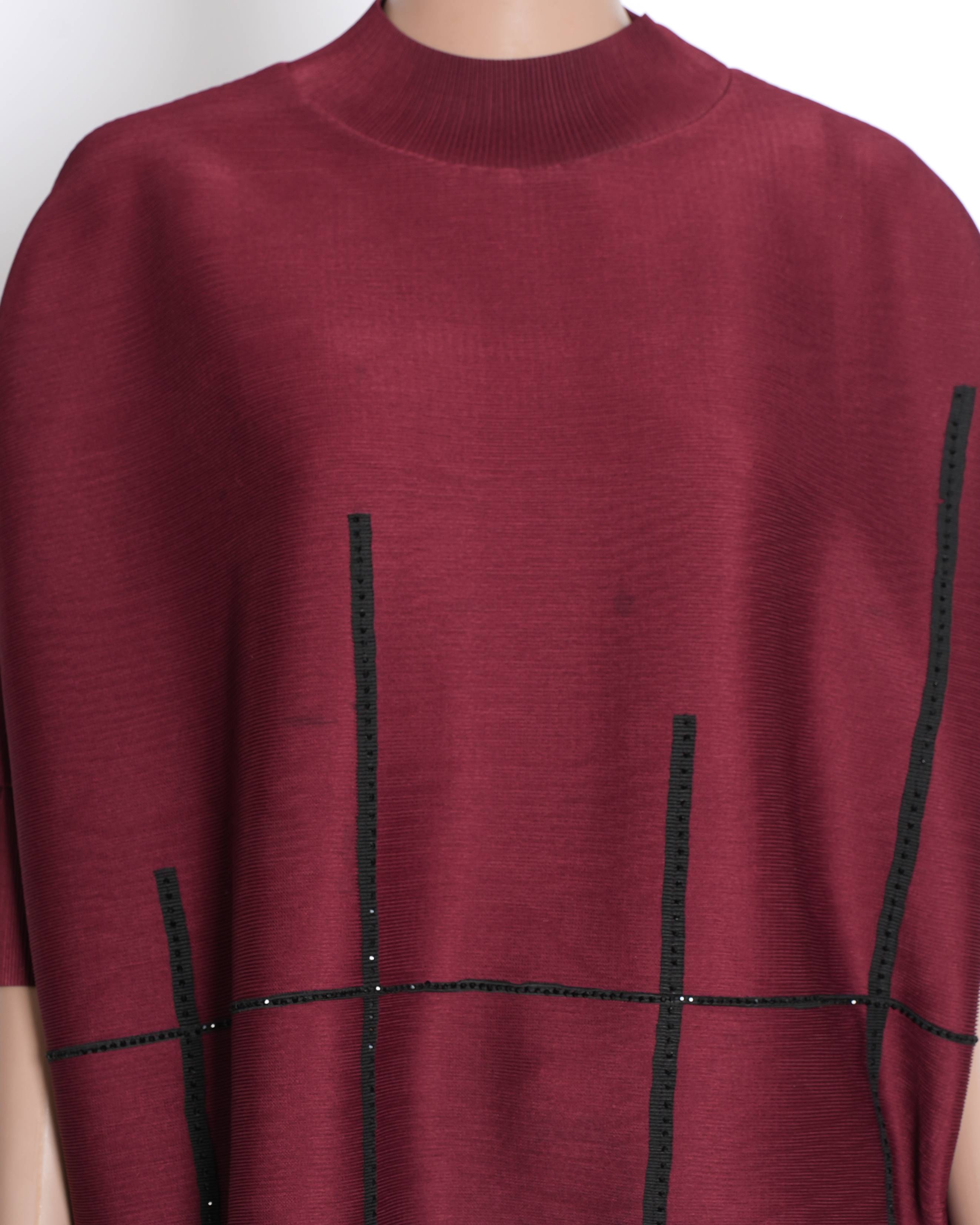 Scarlet Sage 
Maroon Hayden Top