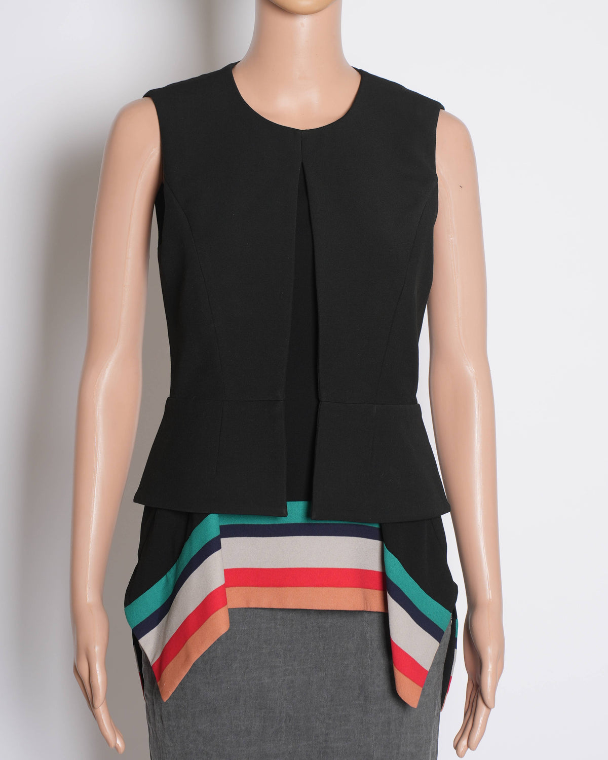 BCBG Astymmetric Top In Black