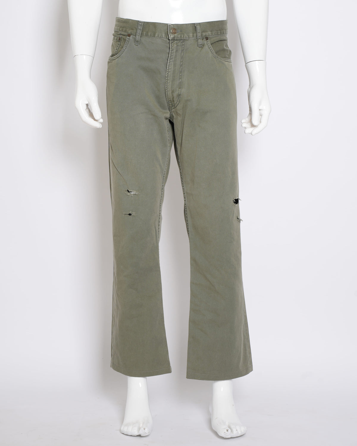 Polo ralph Lauren men's olive denim jeans