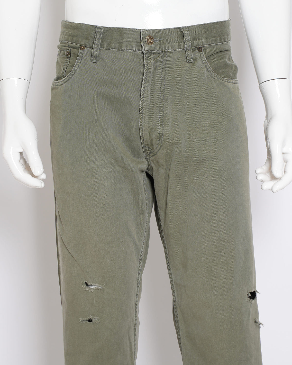 Polo ralph Lauren men's olive denim jeans
