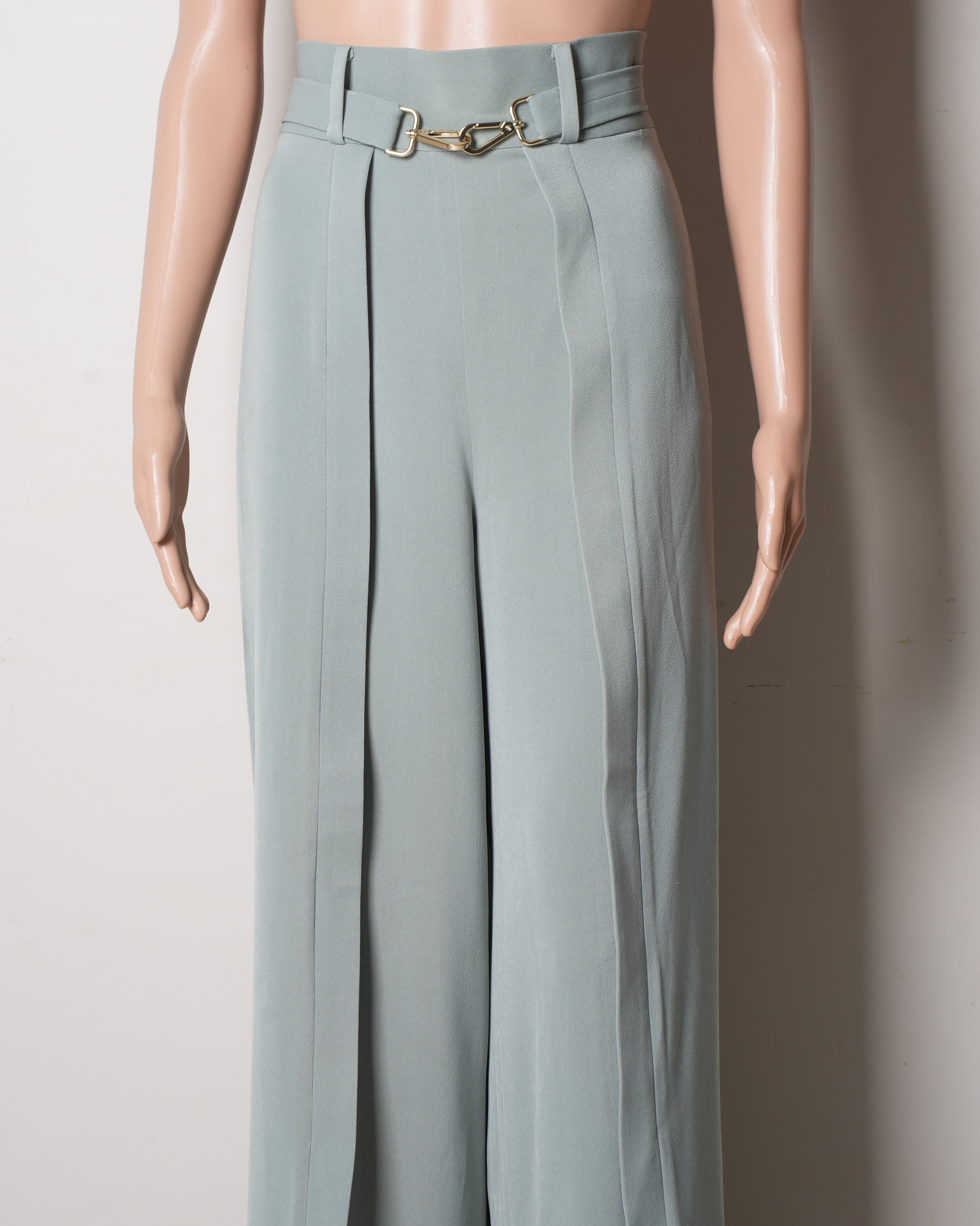 Lola By Suman B Culottes In Sage Blue