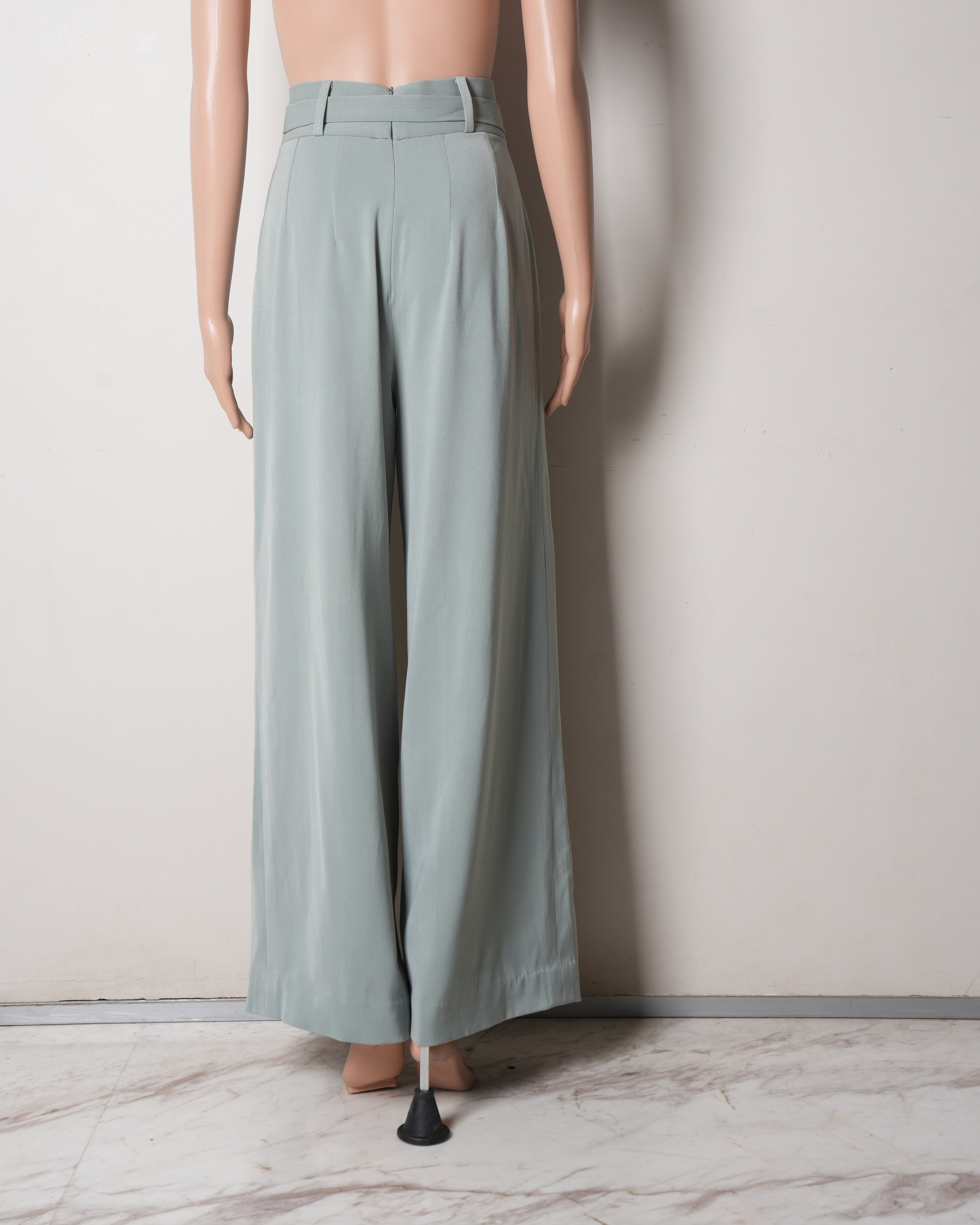 Lola By Suman B Culottes In Sage Blue