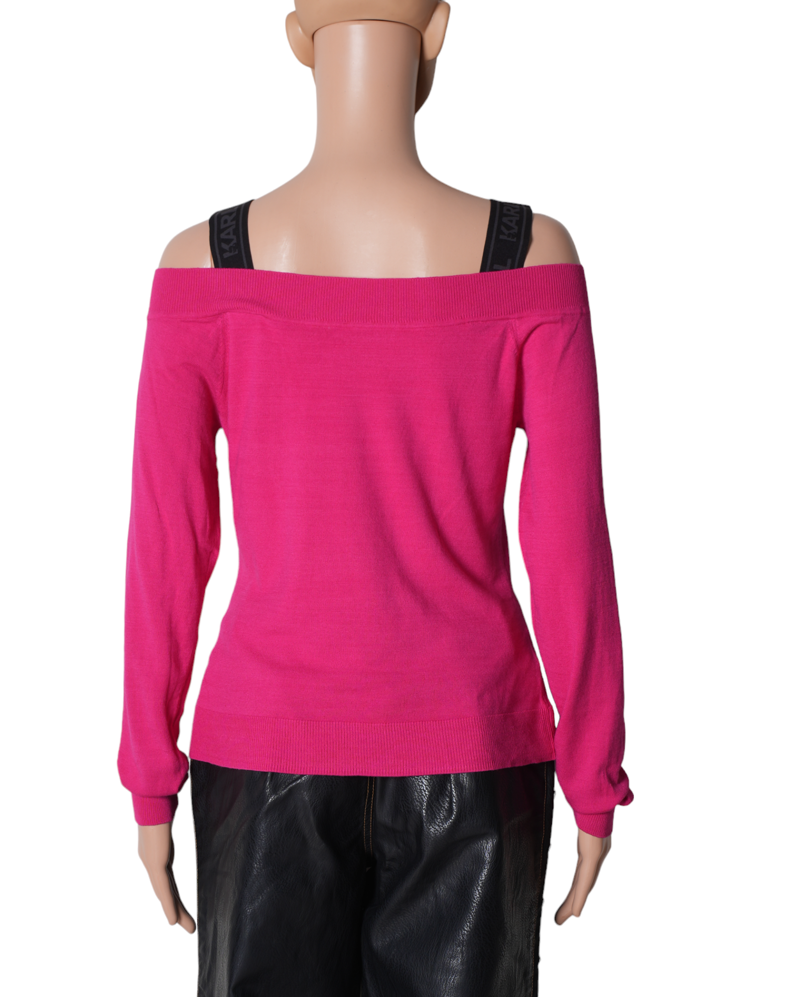 New Karl Lagerfeld For Cover Story Pink Regular Fit Sweater