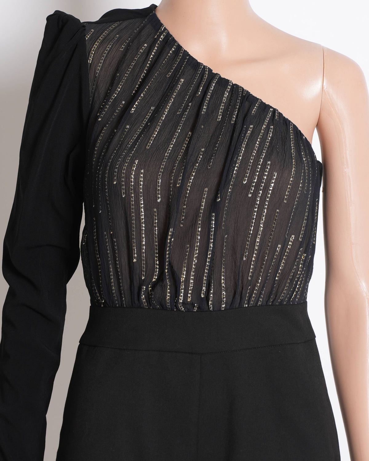 Pinko One Shoulder Jumpsuit