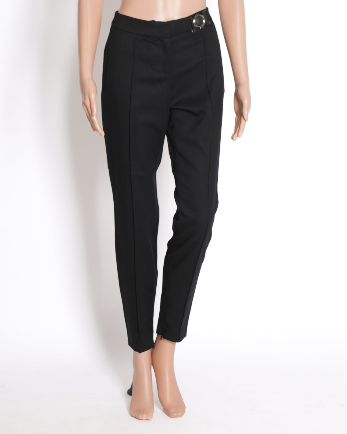Versace Women’s Trousers with Silver Hardware