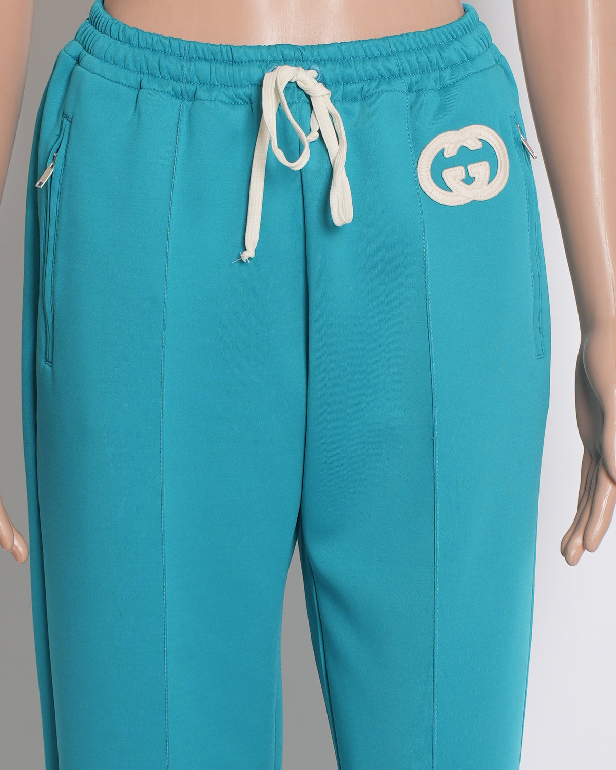 Gucci Track Pants In Light Blue