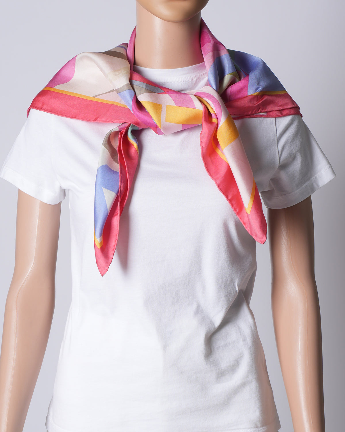 Salvatore Ferragamo Logo Abstract Printed Scarf