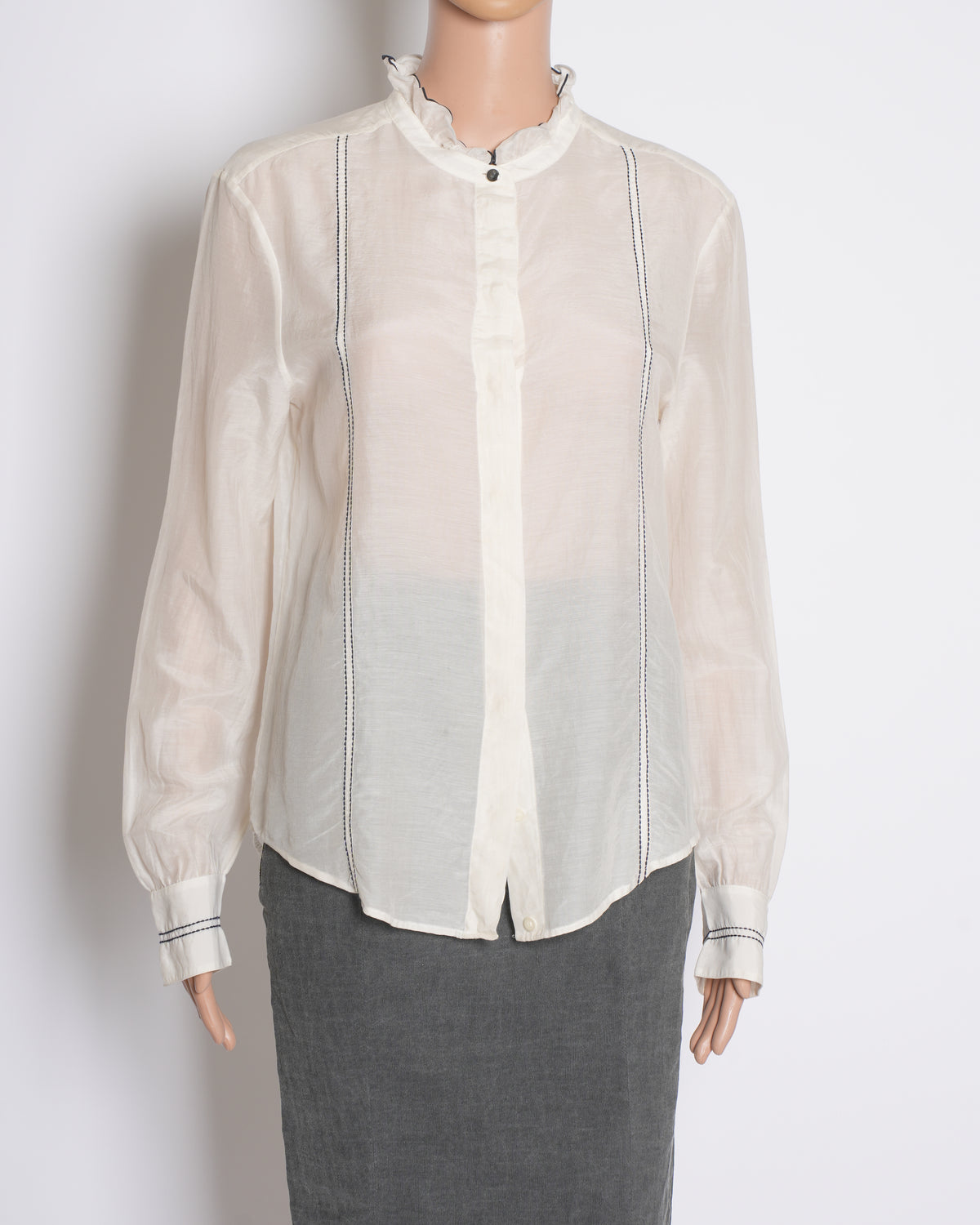 Hugo Boss White Button-Down Shirt