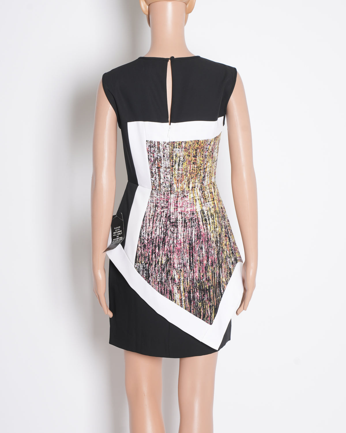 New BCBG Black Sleeveless Layered Dress