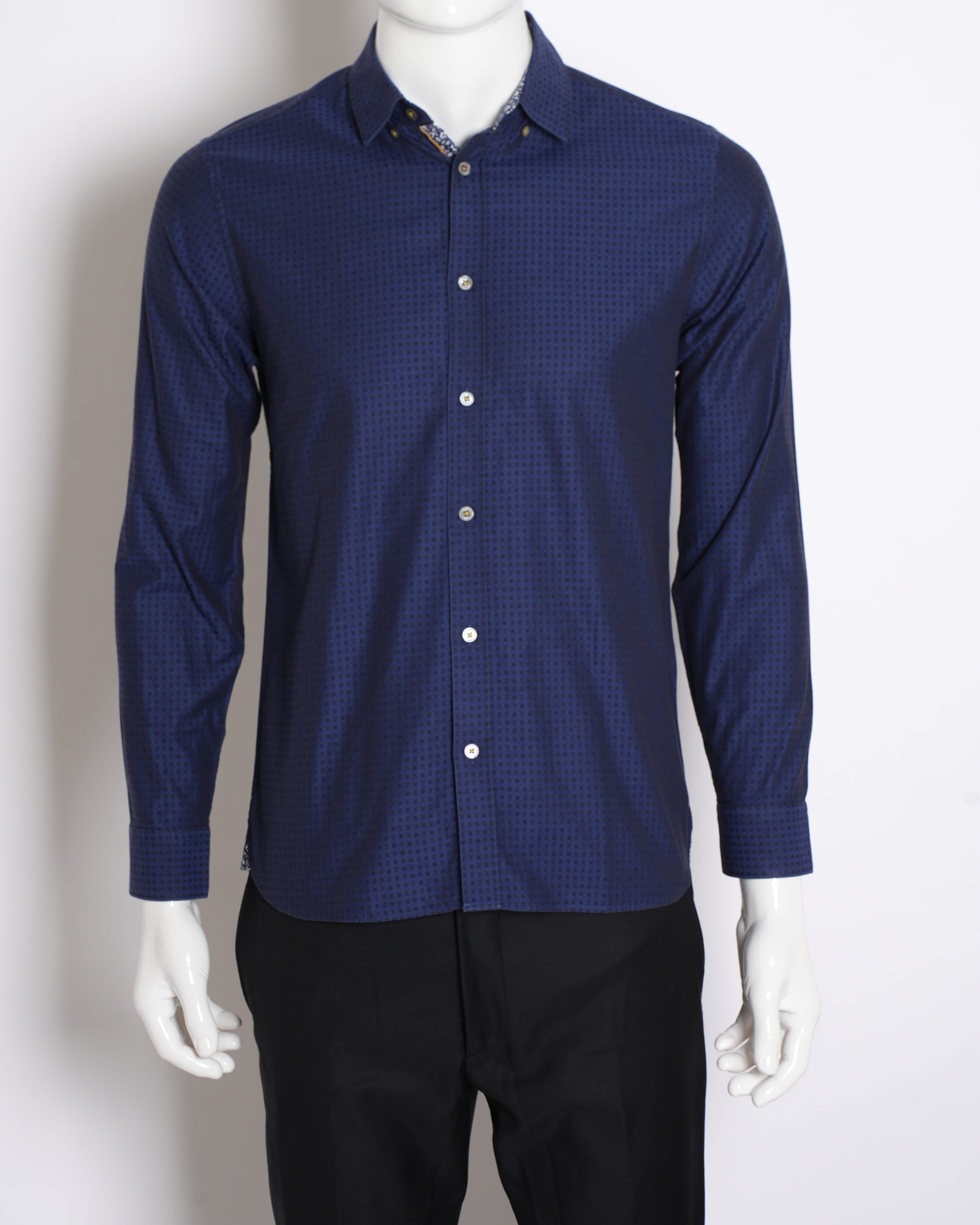 Ted Baker Men's Button Down Shirt In Blue