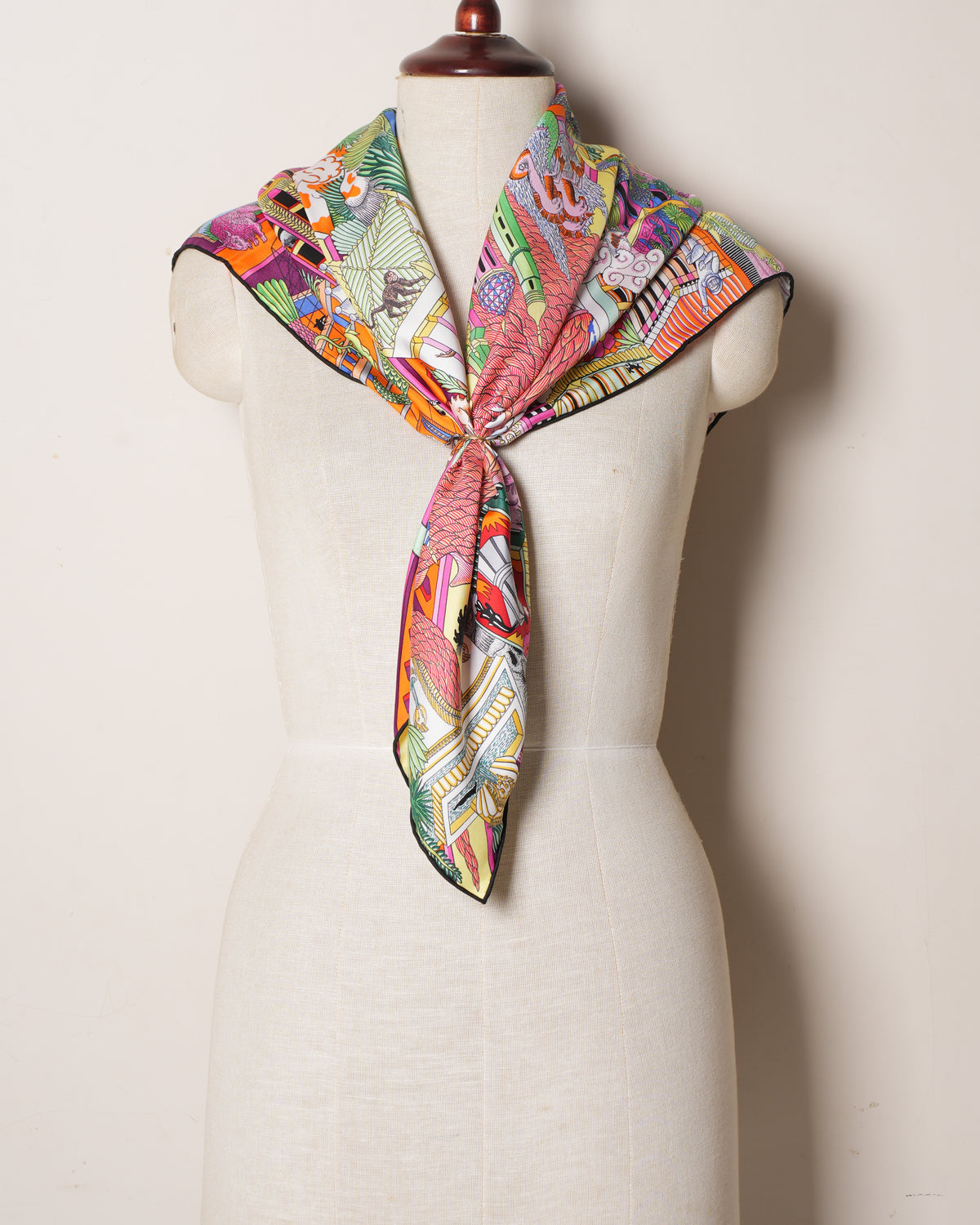 New Hermes Animapolis Scarf 140