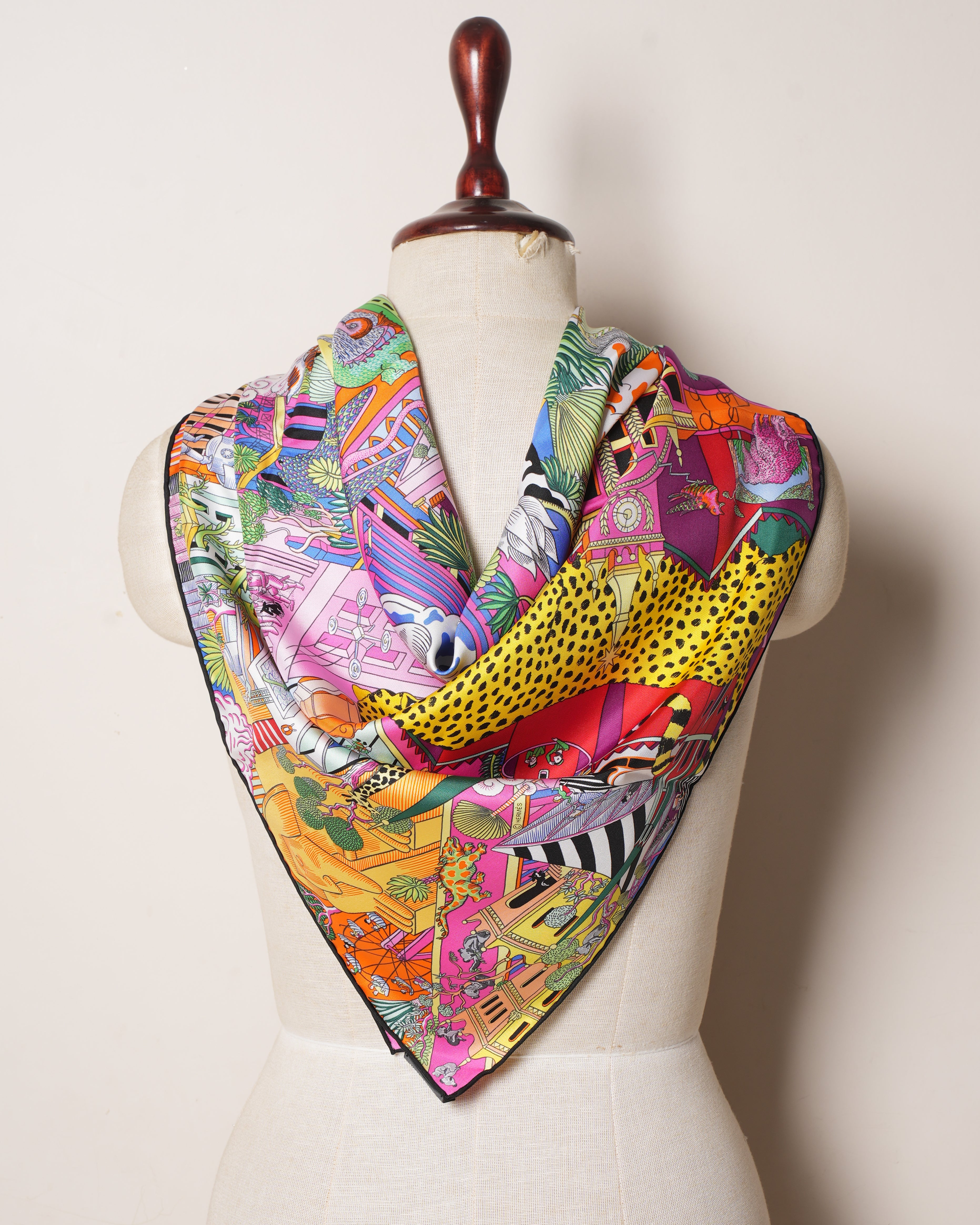 New Hermes Animapolis Scarf 140