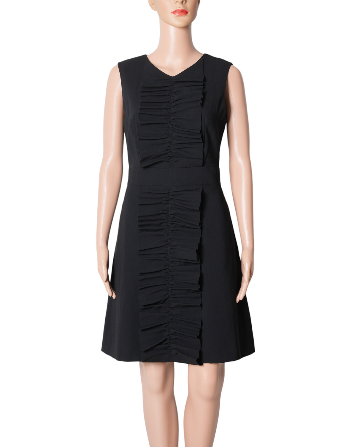 Ted Baker Black Ruffle Detail Dress