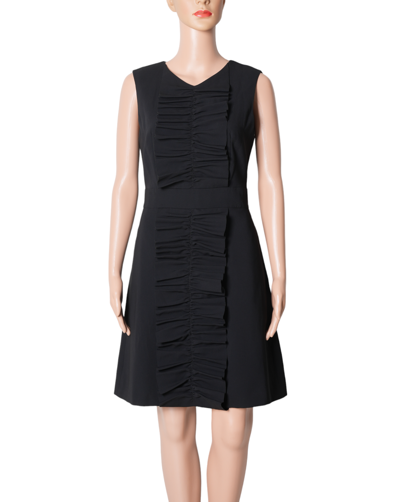 NEW With Tags Ted Baker Black Ruffle Detail Dress