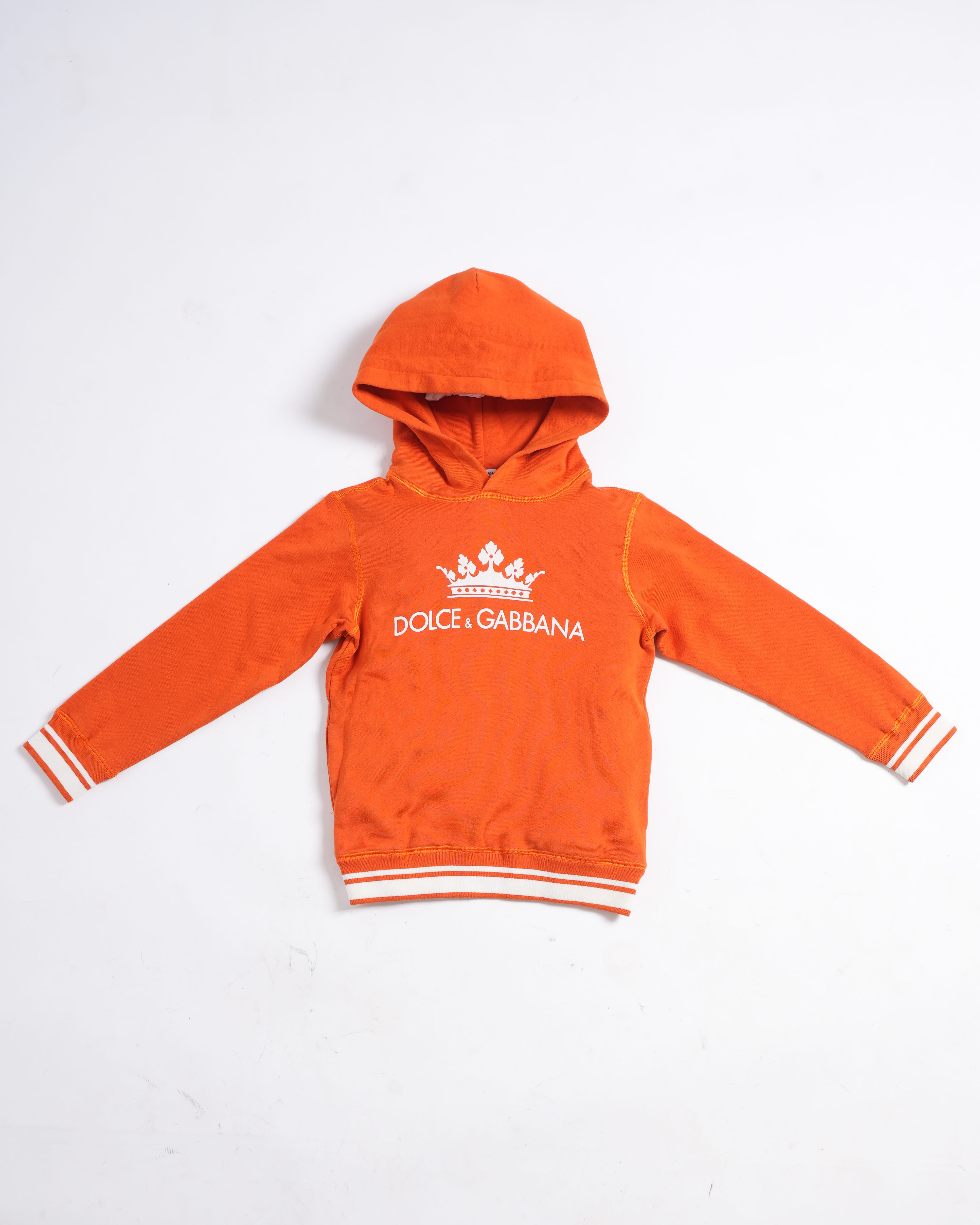 Dolce & Gabbana Kids Orange Logo Sweatshirt