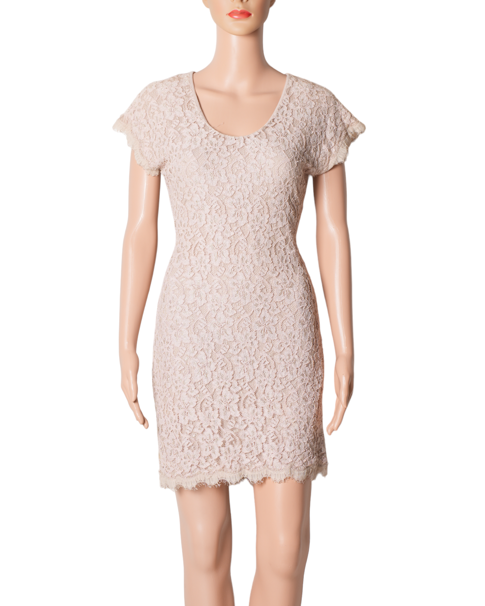 Dvf Beige Dress