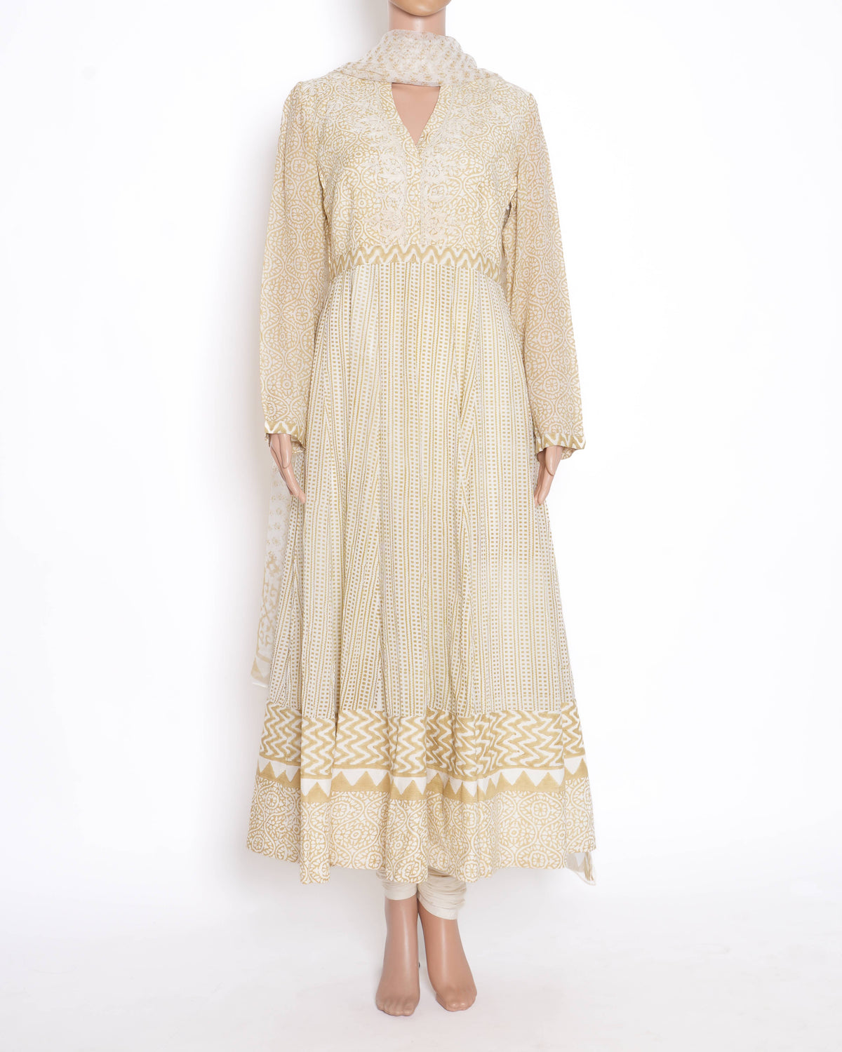 Anita dongre printed Anarkali set of 3