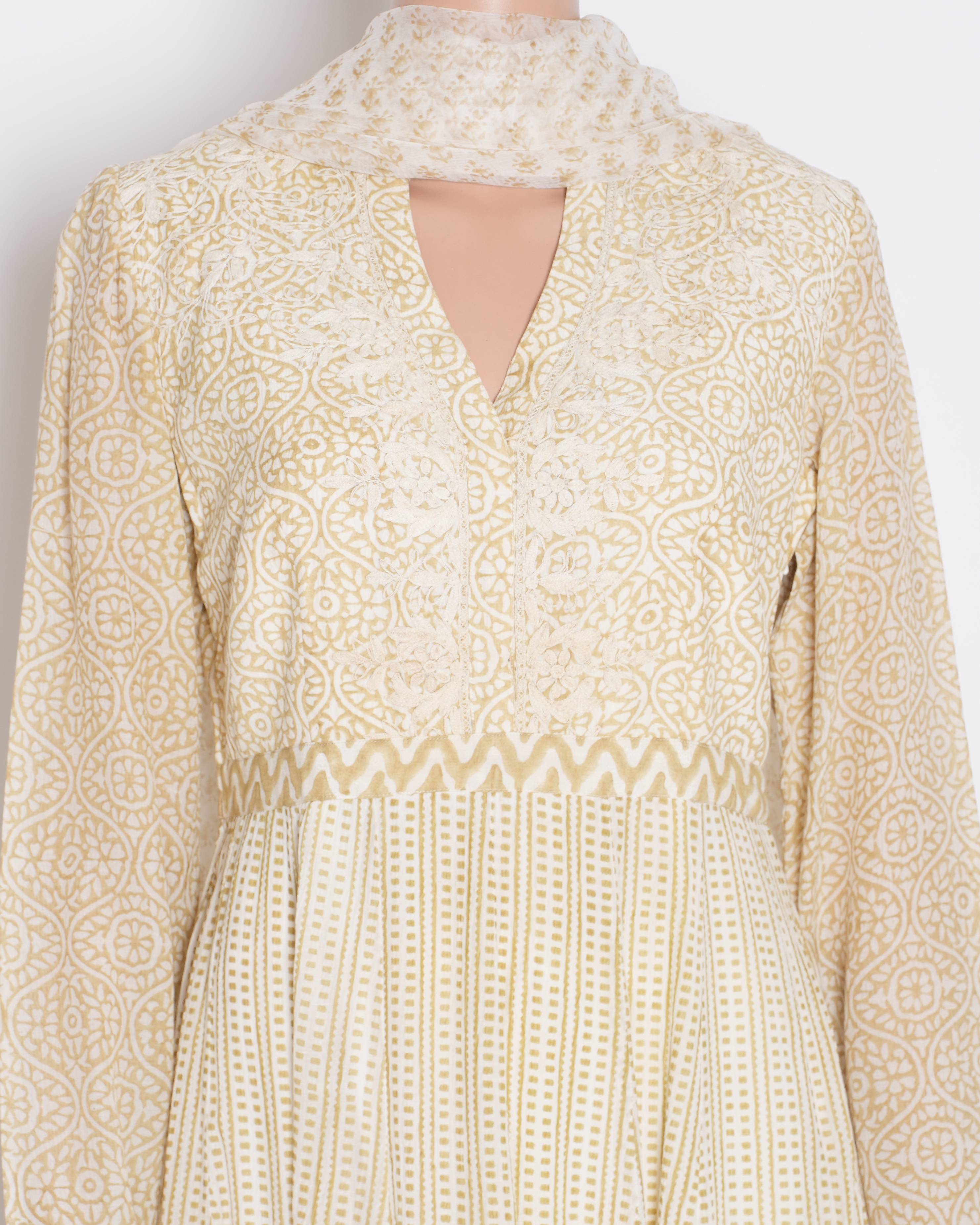 Anita dongre printed Anarkali set of 3