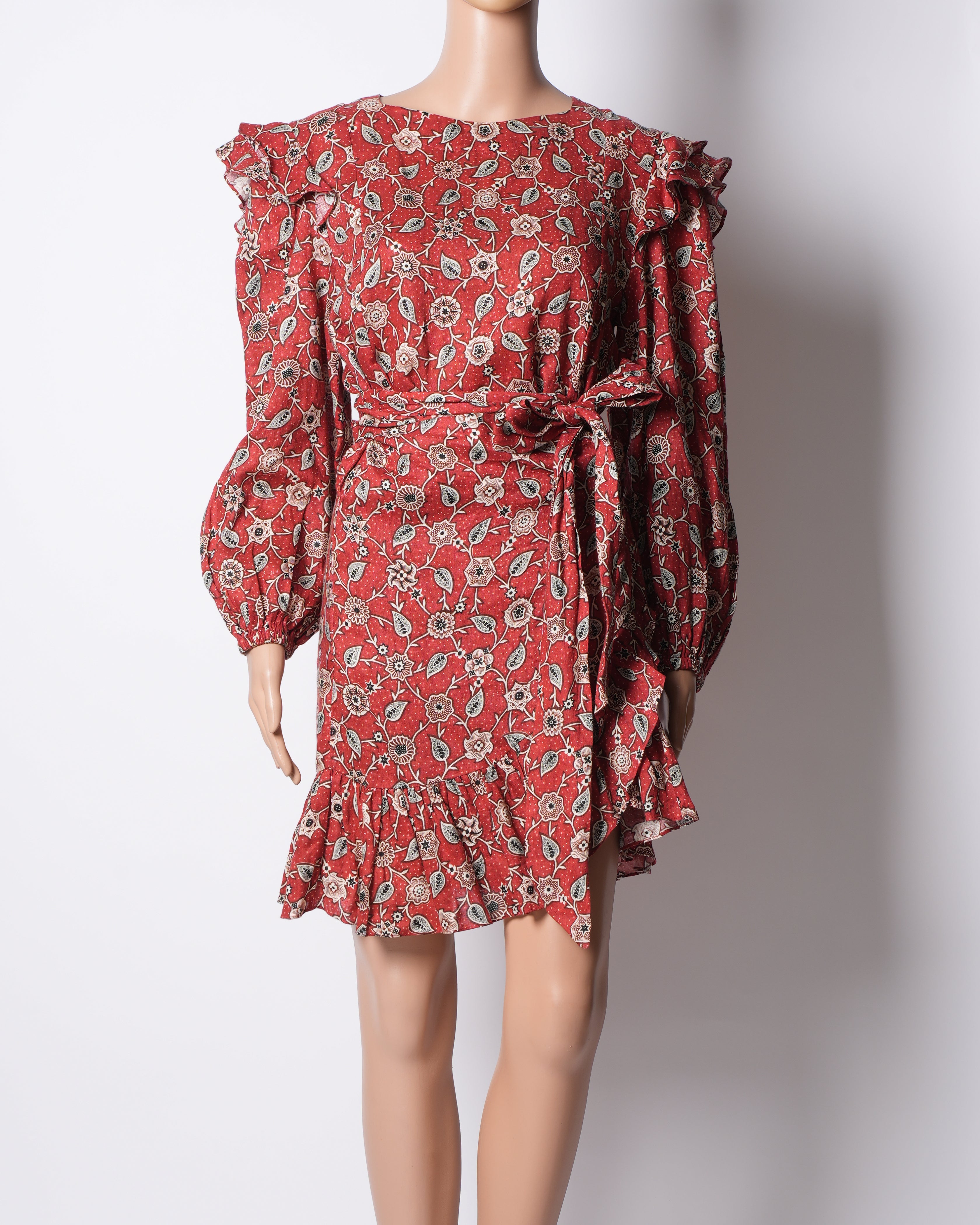 Isabel Marant Etoile Rust Paisley Print Dress