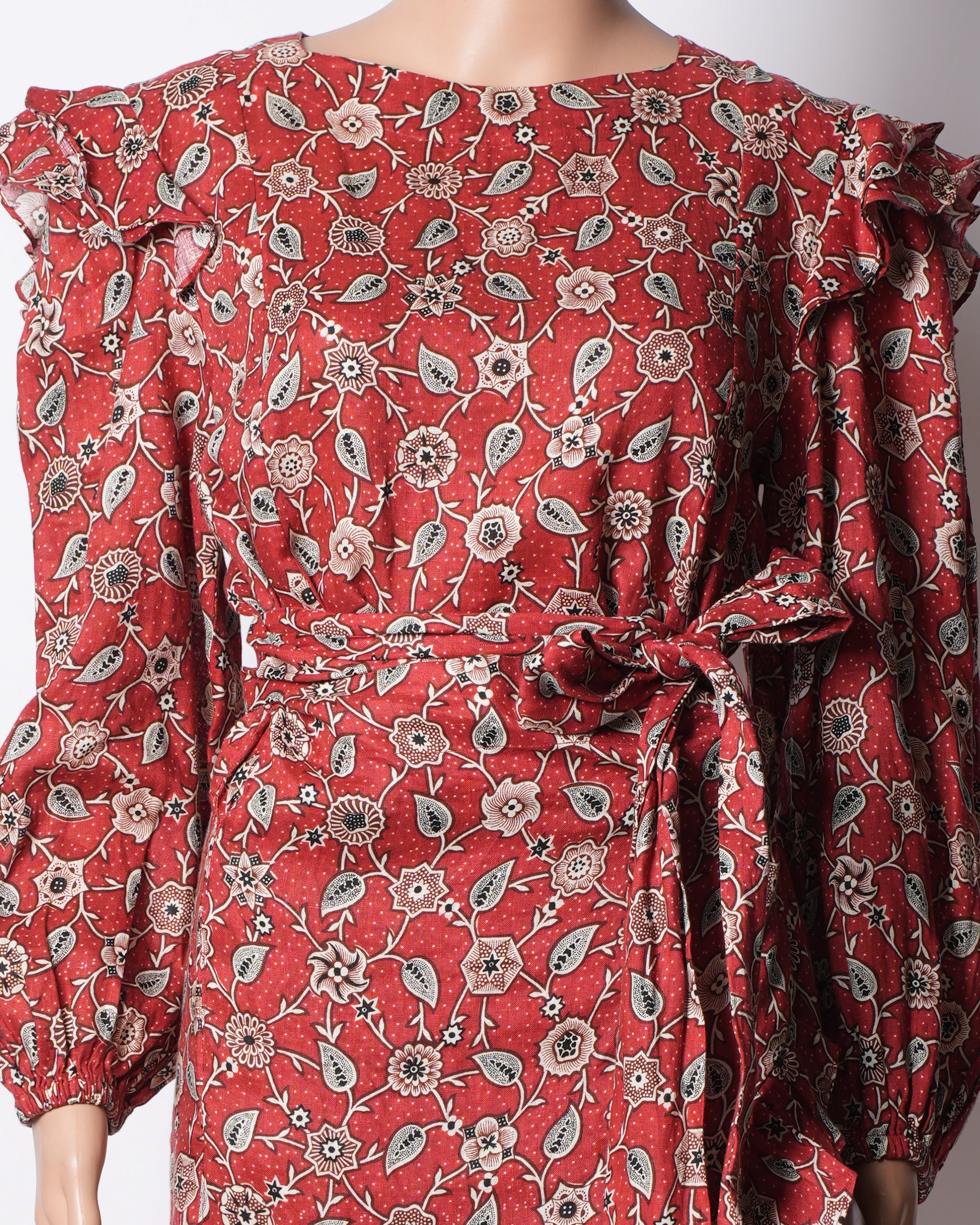 Isabel Marant Etoile Rust Paisley Print Dress