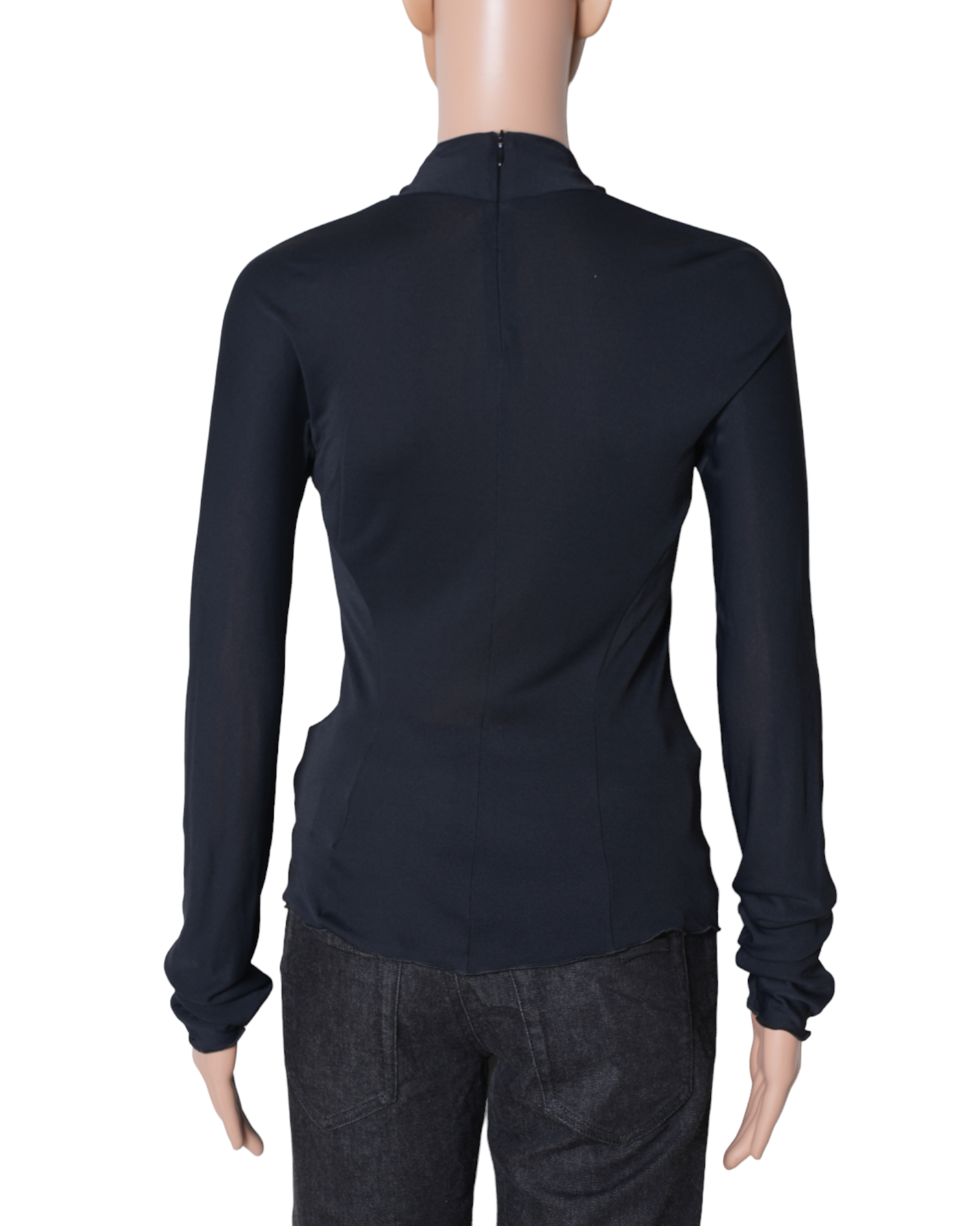 Giorgio Armani Black Twist Detail Top