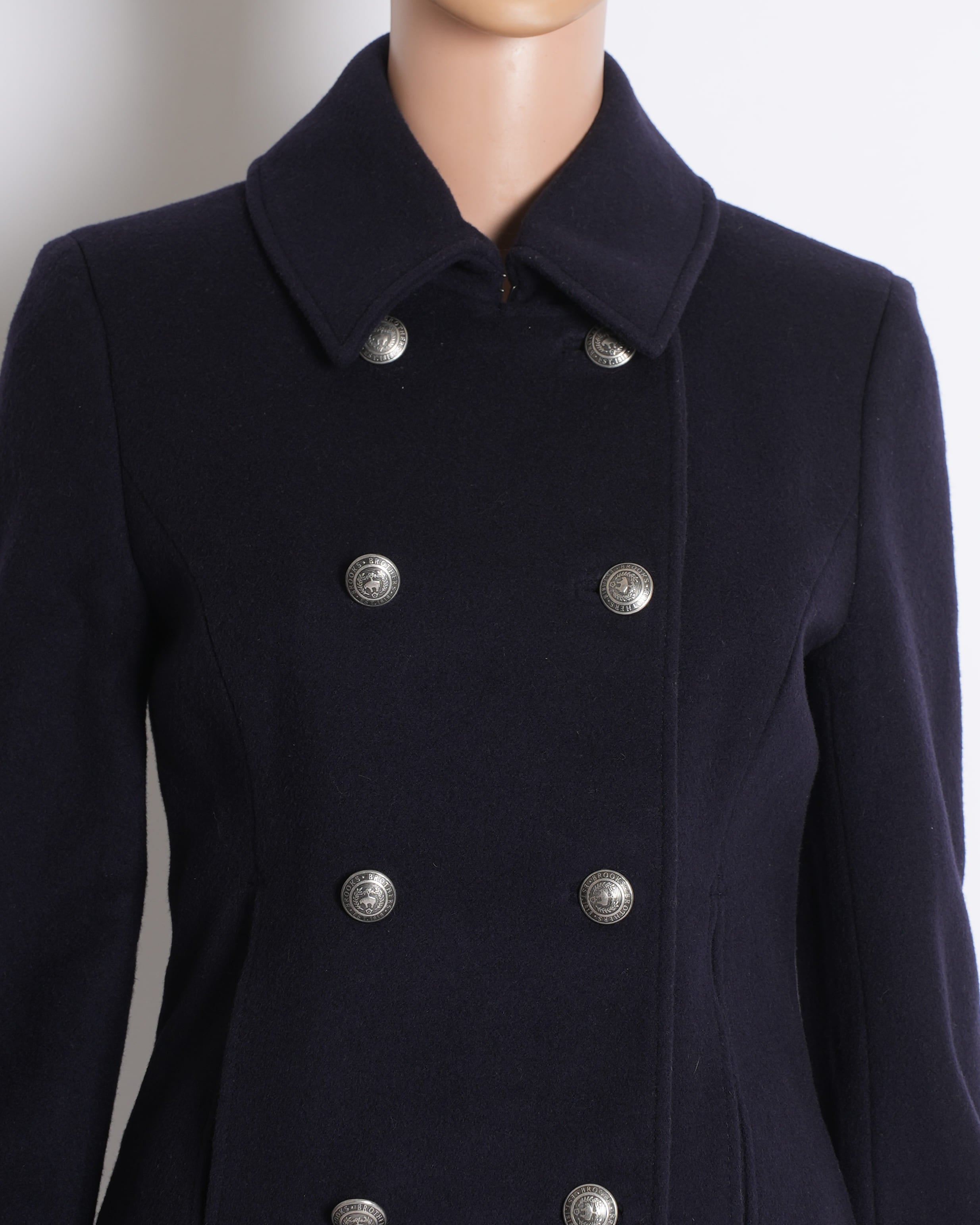 Brooks brothers navy blue coat