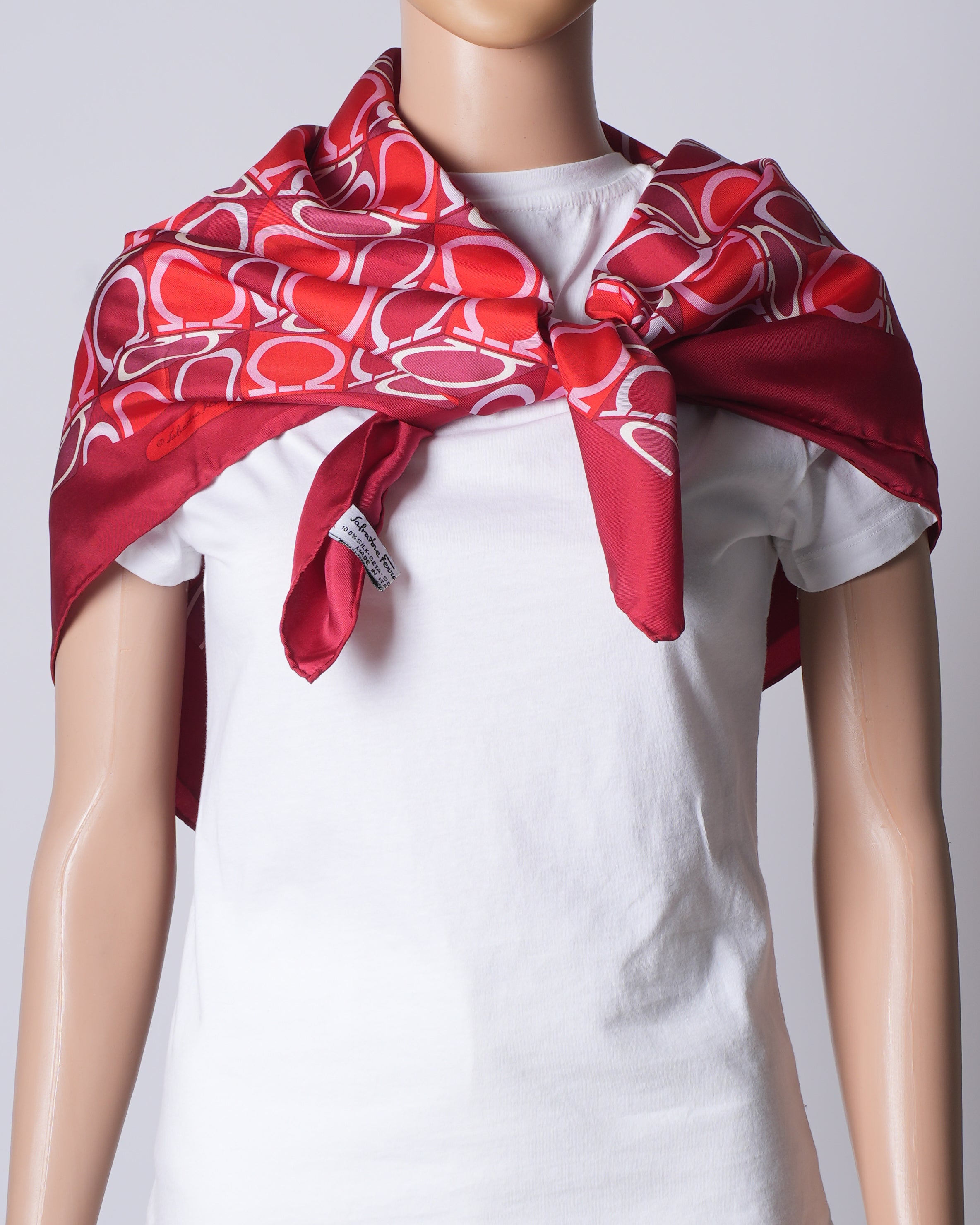 Ferragamo Logo Repeat Scarf