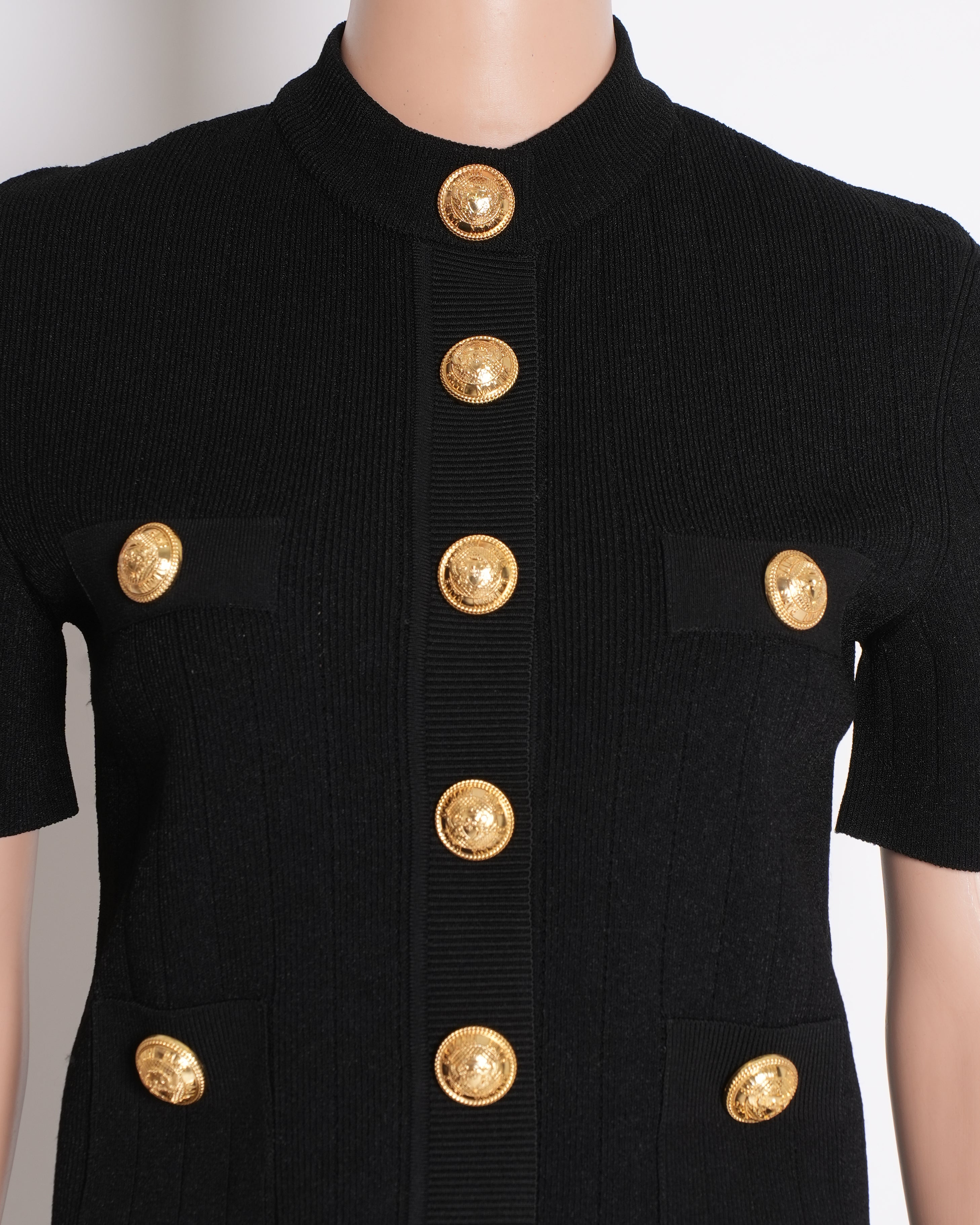 New Balmain 4-Pocket Knitted Cardigan