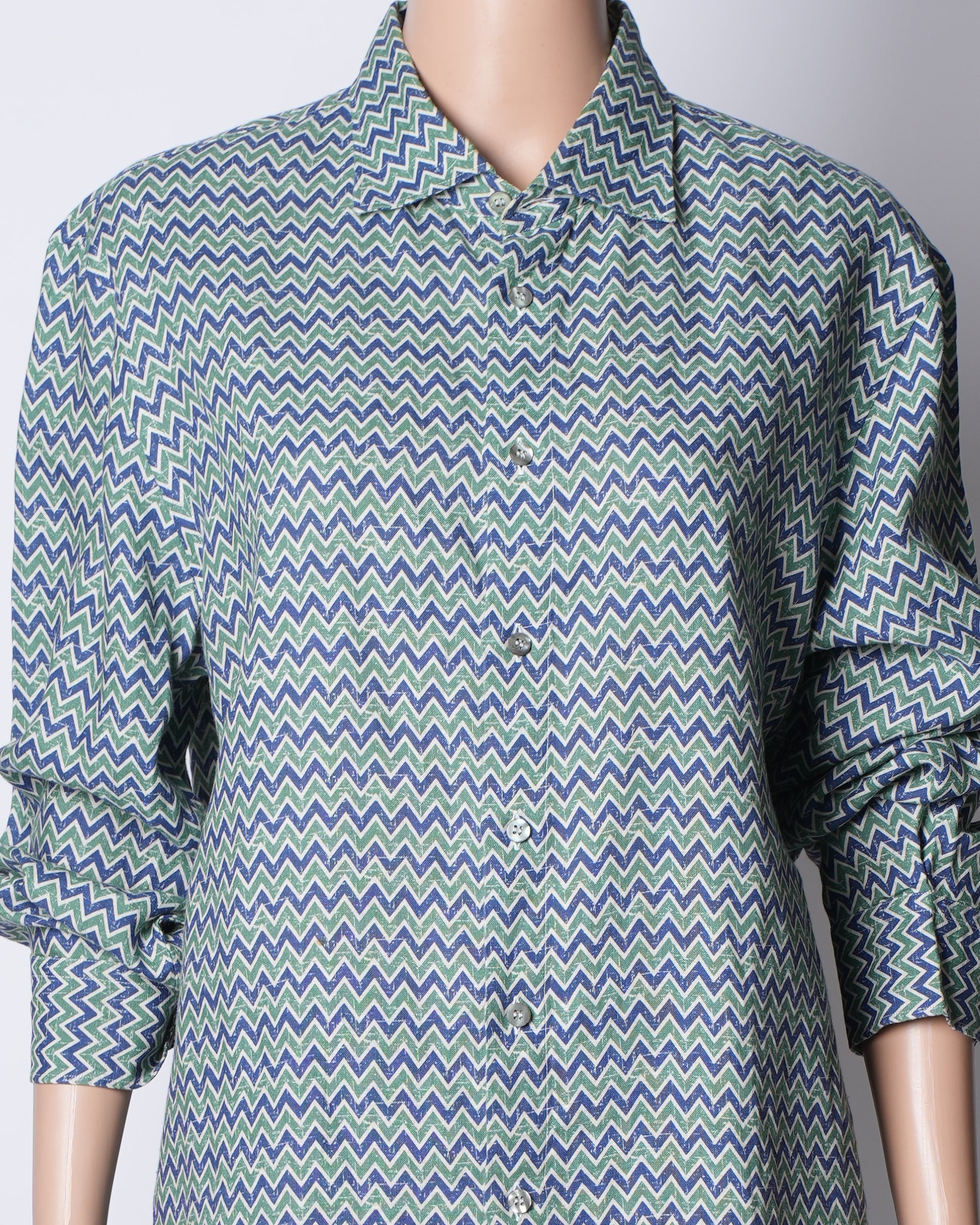 Missoni Zig-Zag Print Button Down shirt