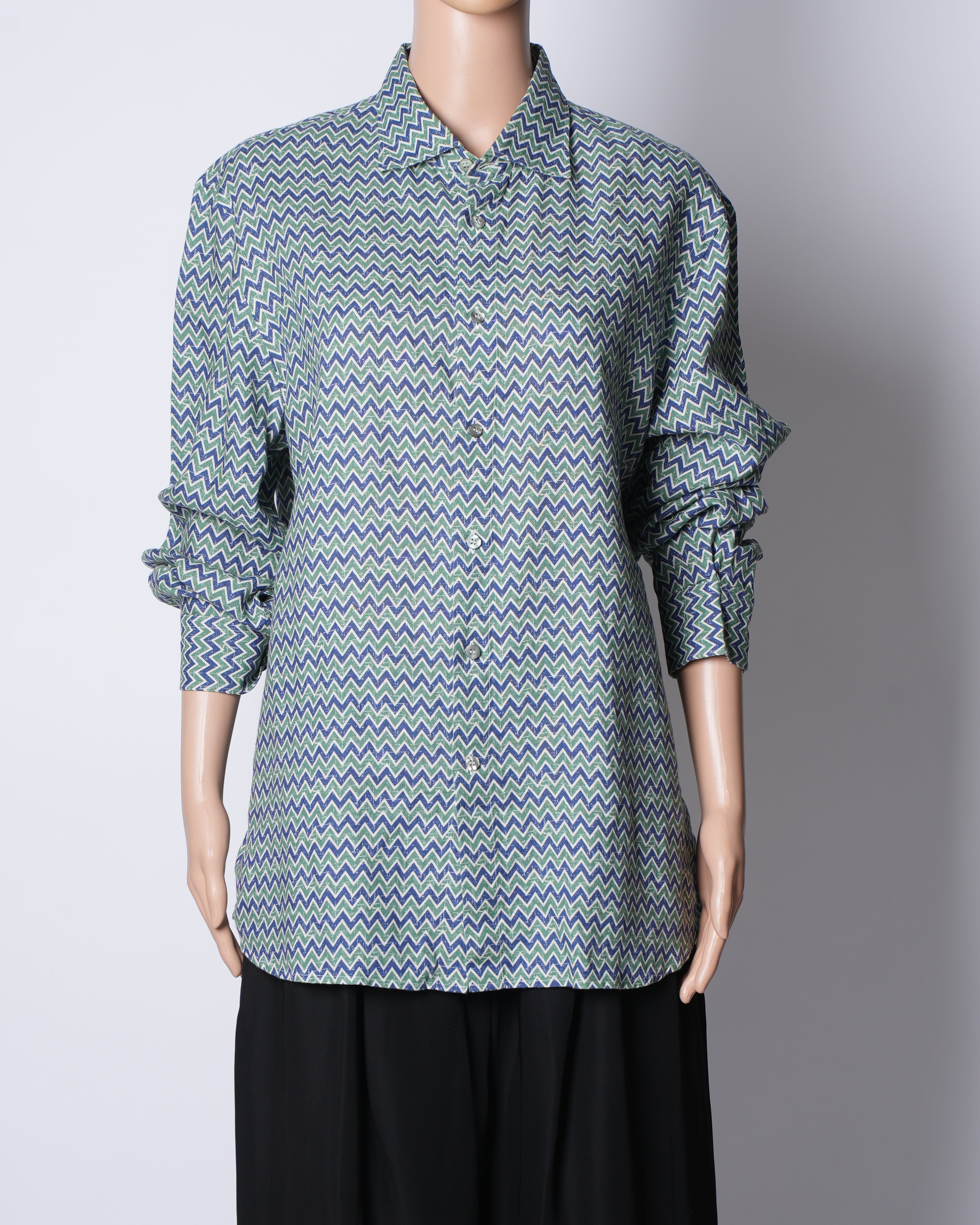 Missoni Zig-Zag Print Button Down shirt