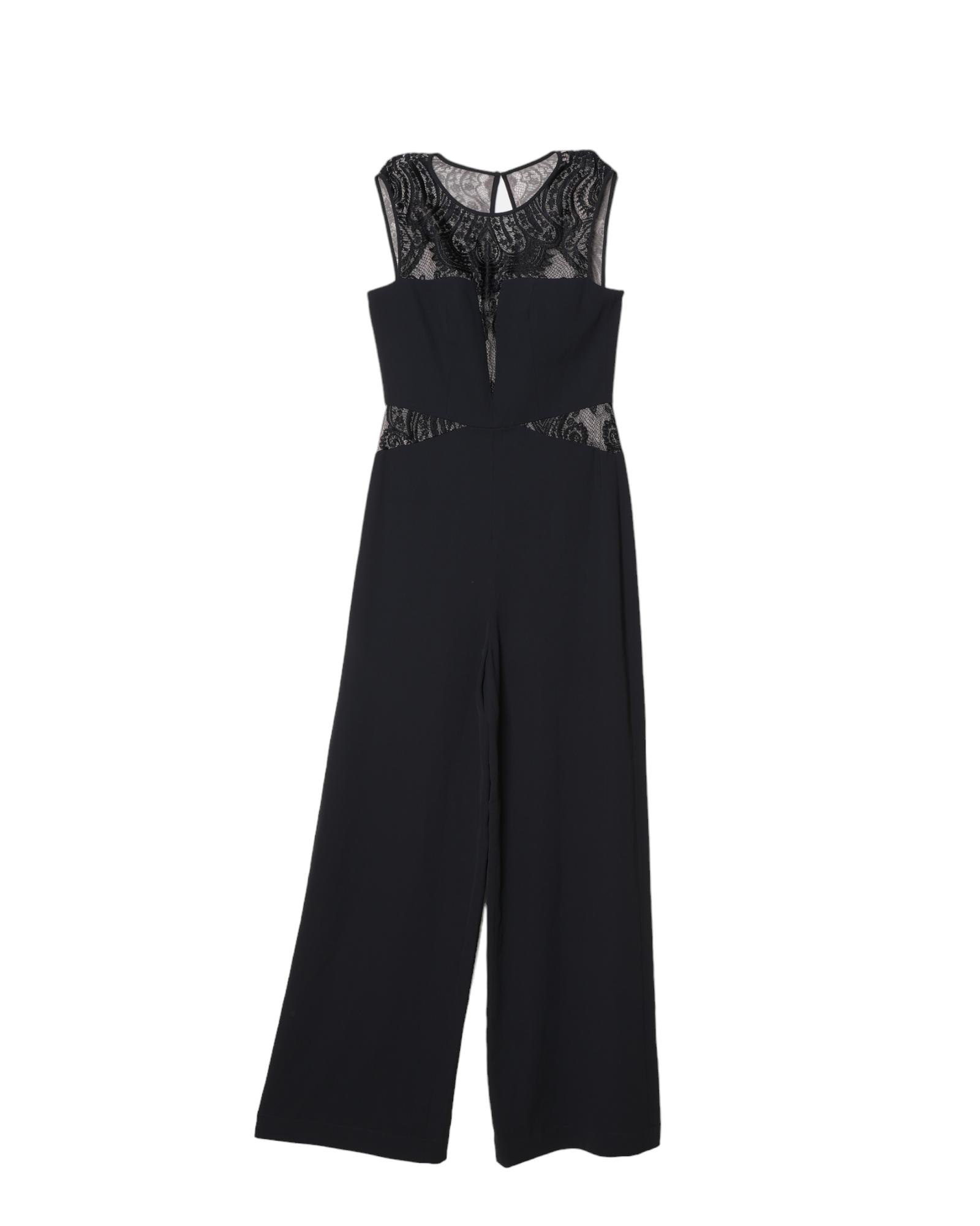 Bcbgmaxazaria Black Lace Jumpsuit