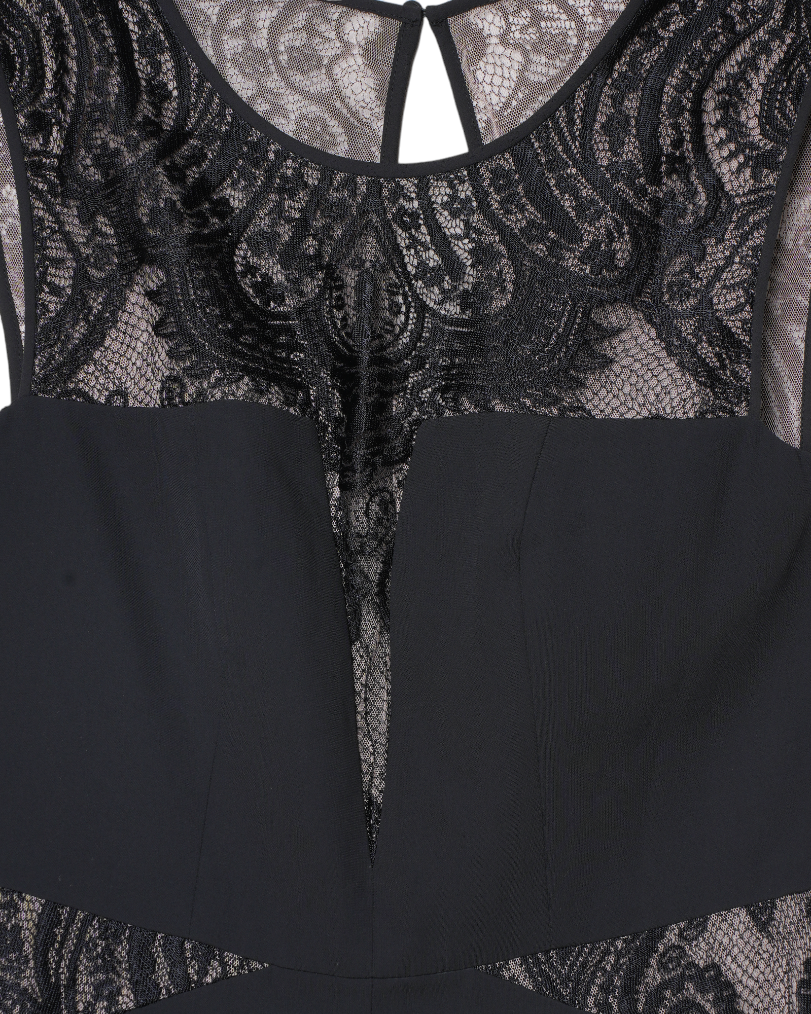 Bcbgmaxazaria Black Lace Jumpsuit