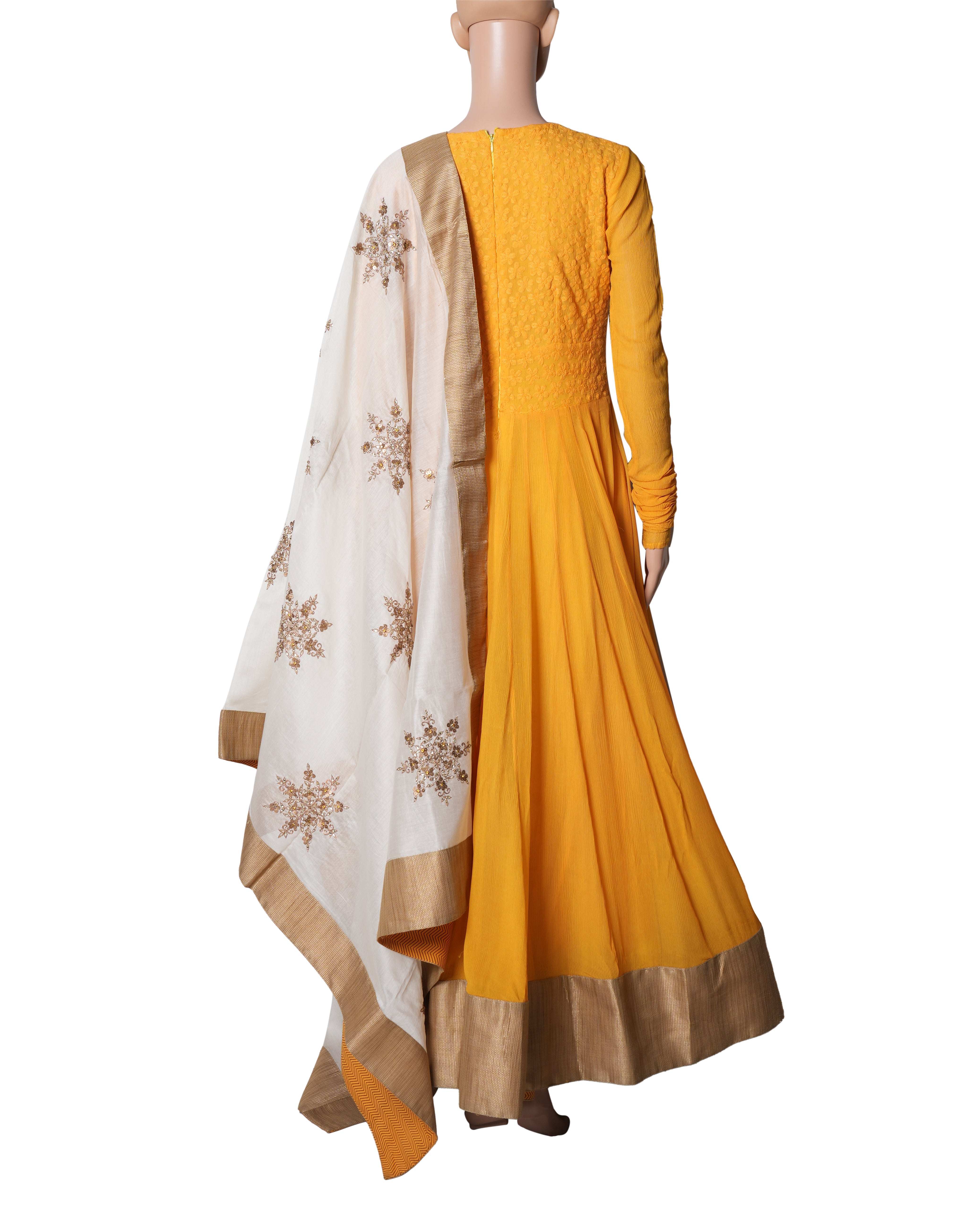 Anita Mody Yellow Anarkali Set