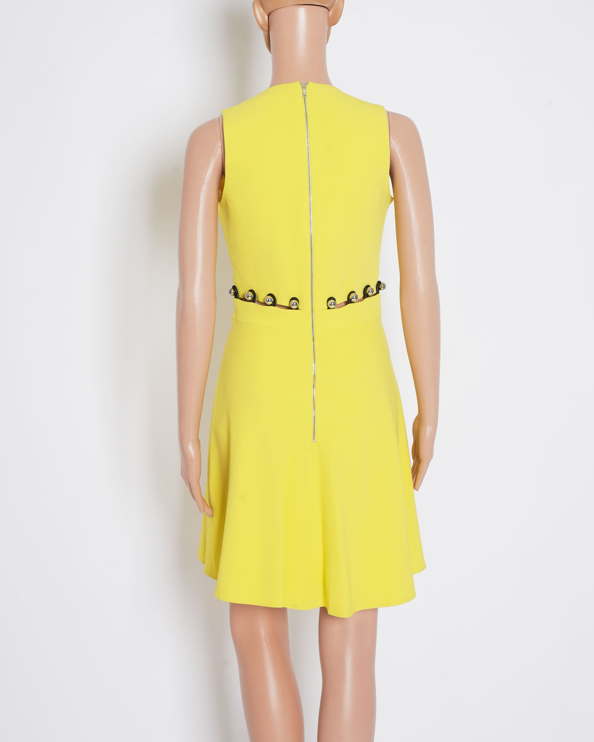 David Koma Mid Length Dress In Yellow
