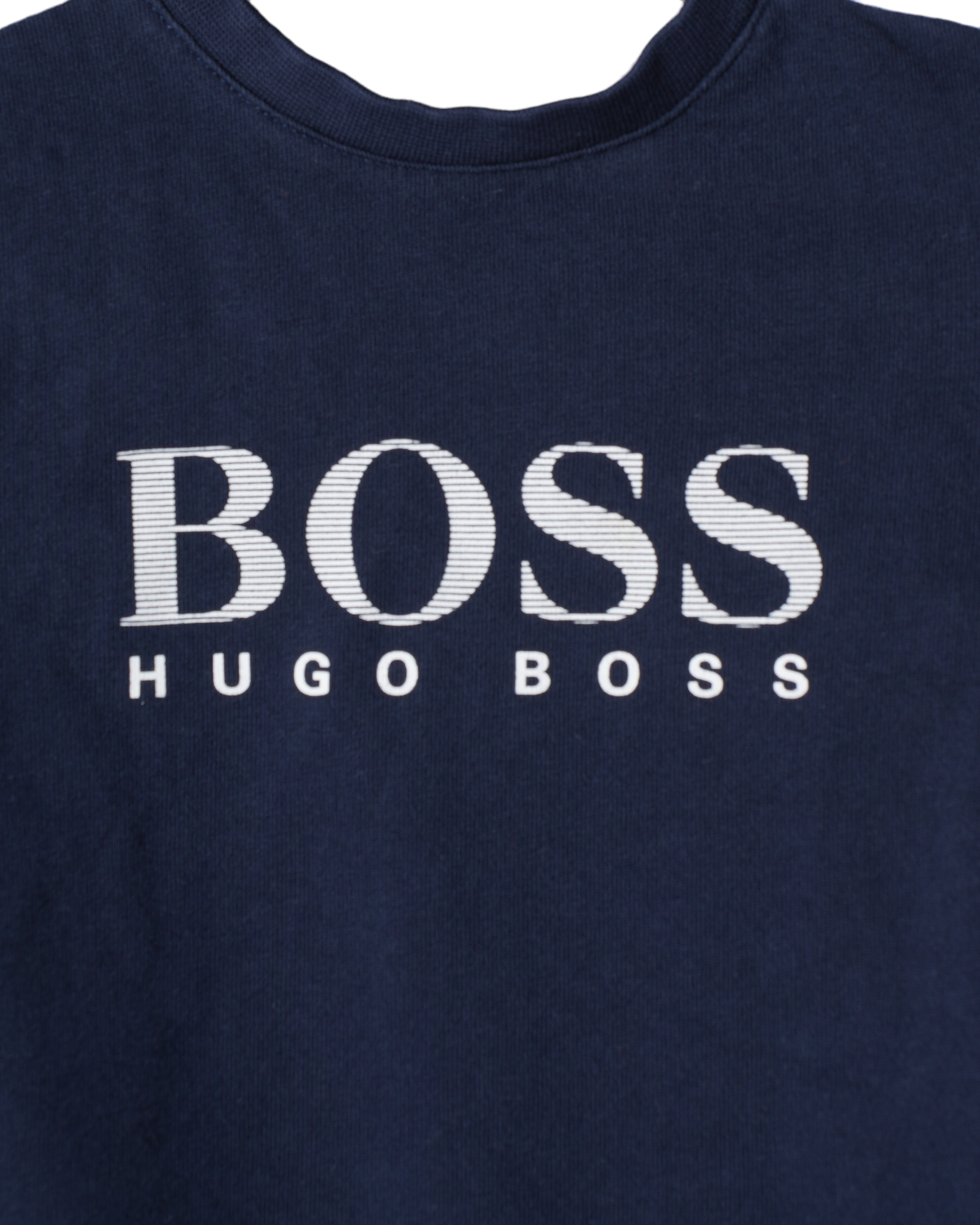 Boss Blue Logo Print T-shirt