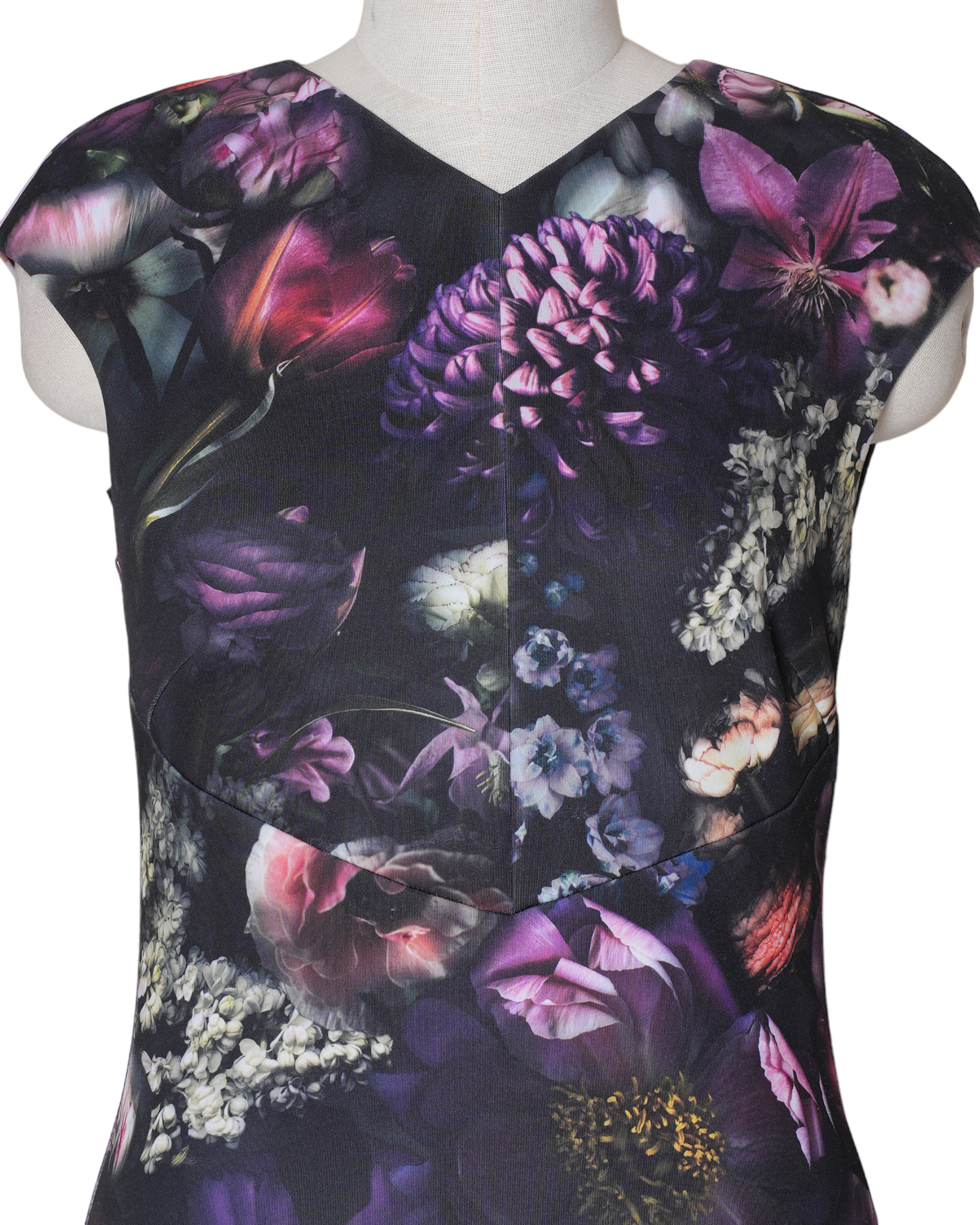 Ted baker All Over Black Floral Dress