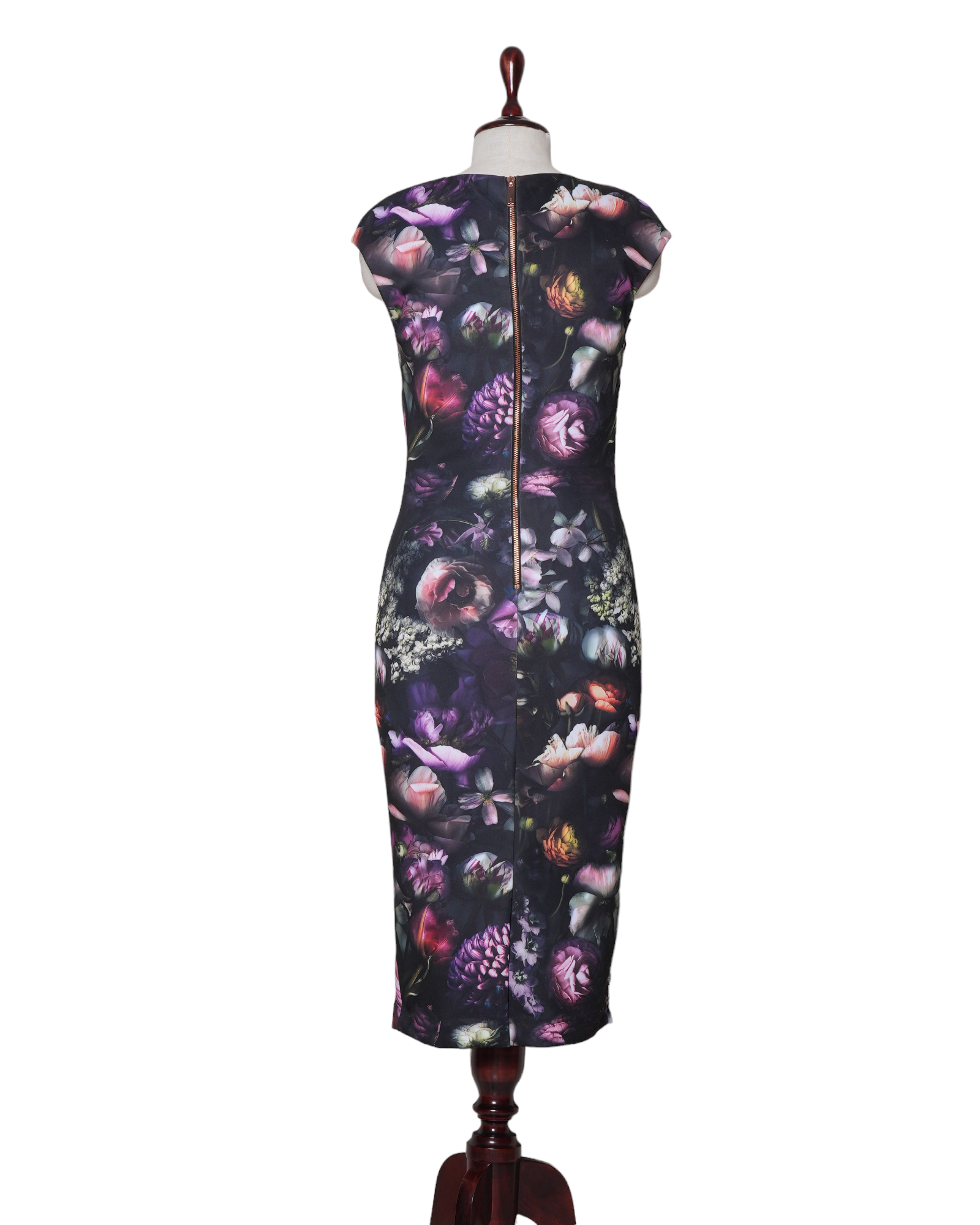 Ted baker All Over Black Floral Dress