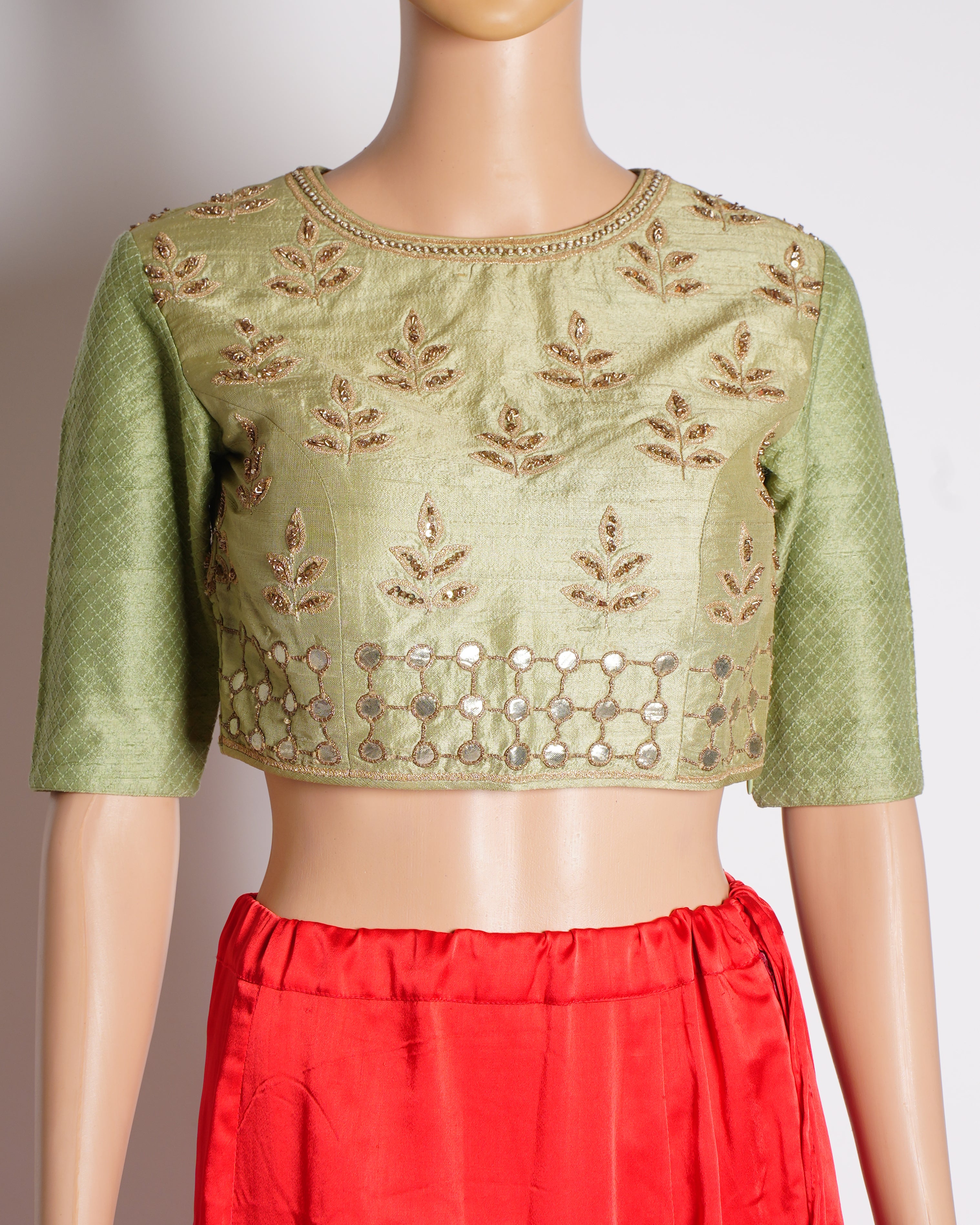 Anita Dongre Mint green blouse