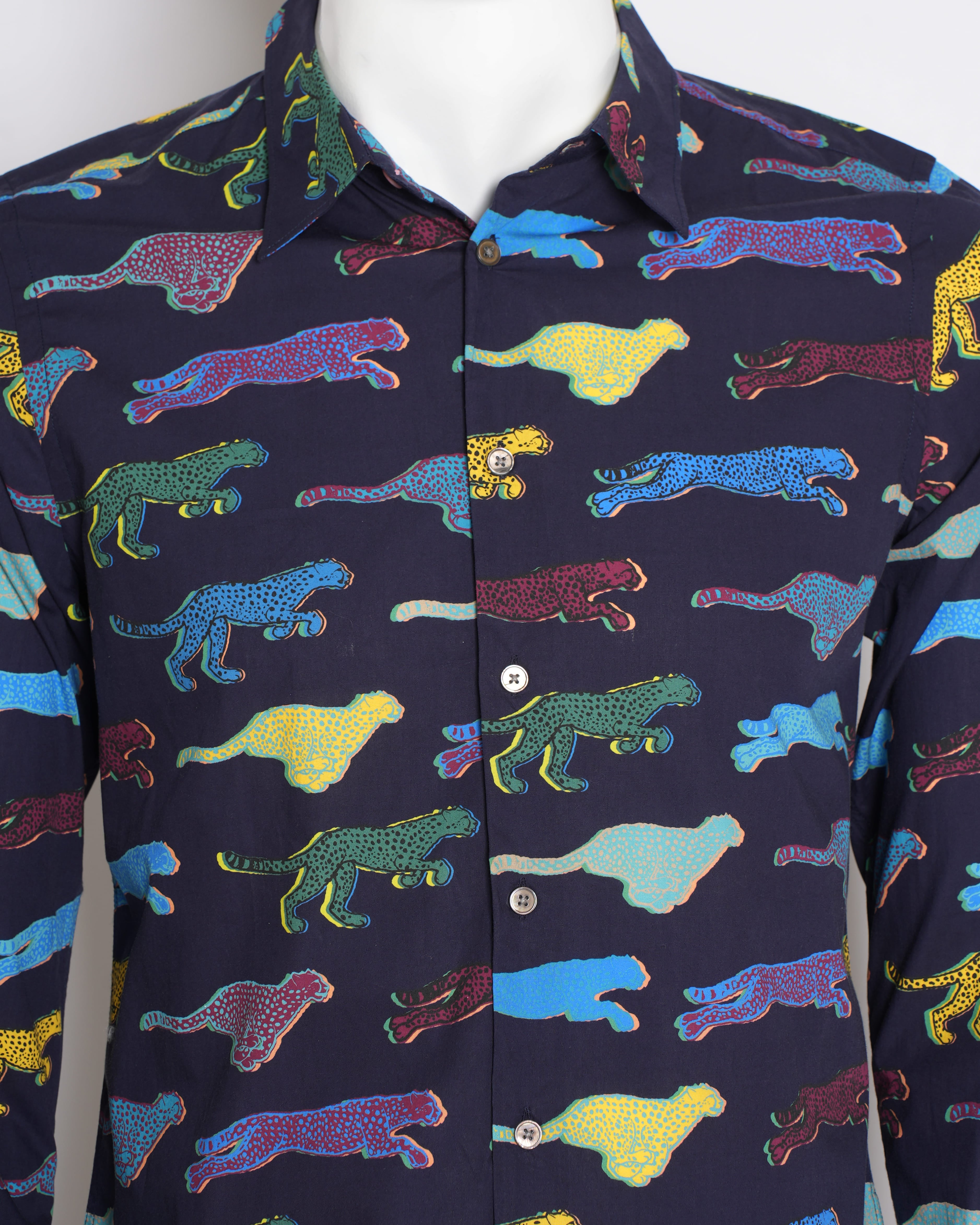 Paul Smith Multicolor Printed Men's Button-down Shirt