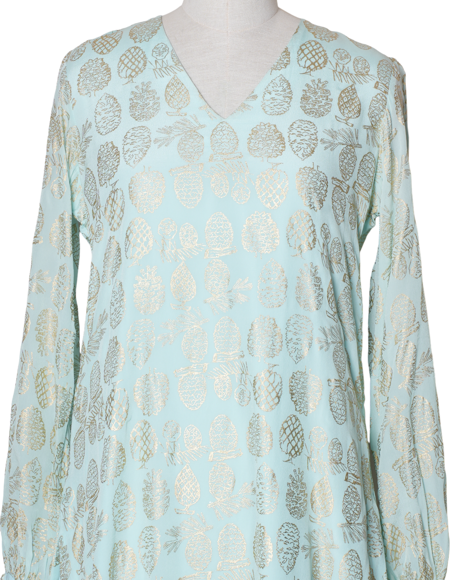 Masaba Sage Green Kurta, Palazzo & Dupatta Set