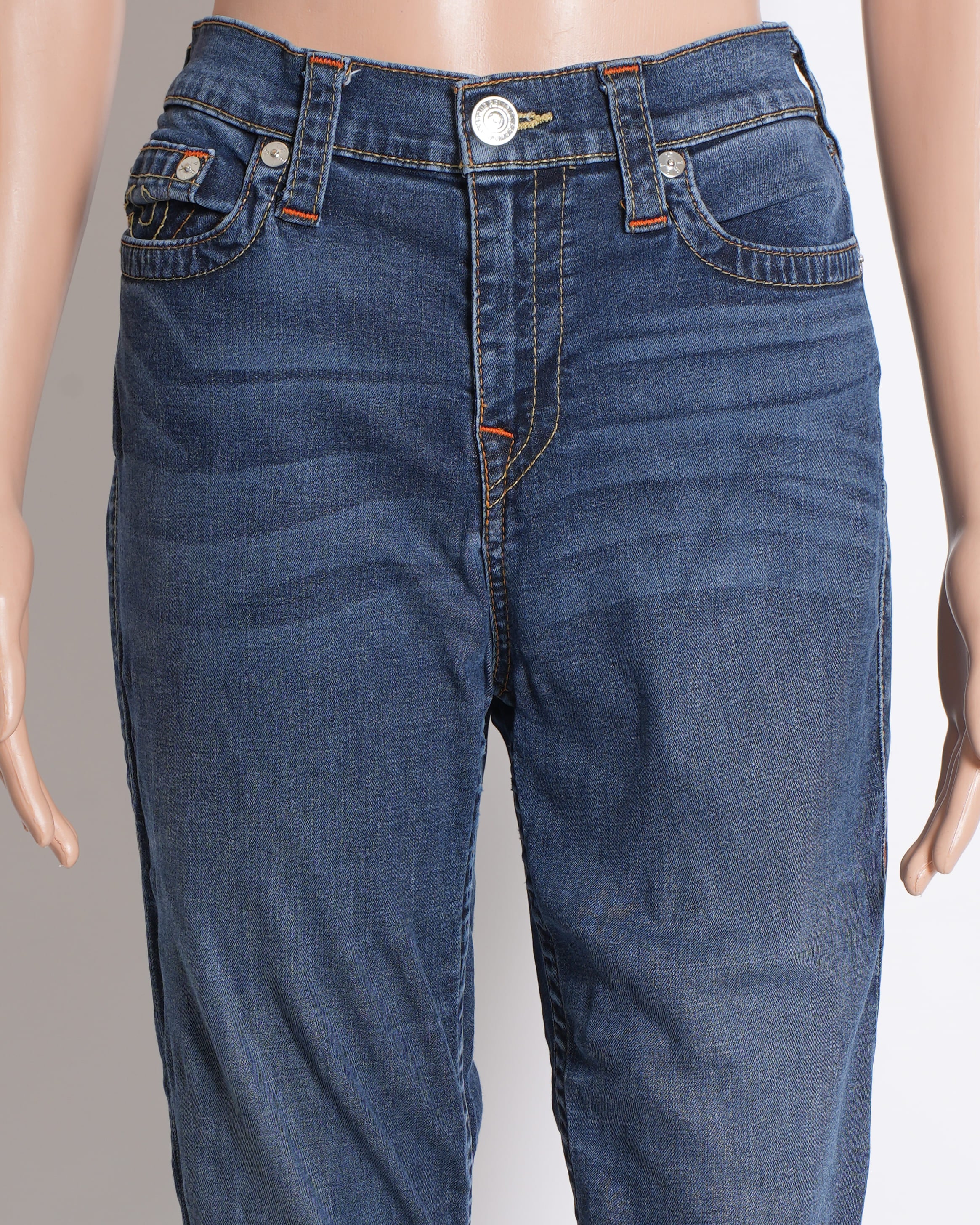 True religion dark blue denim